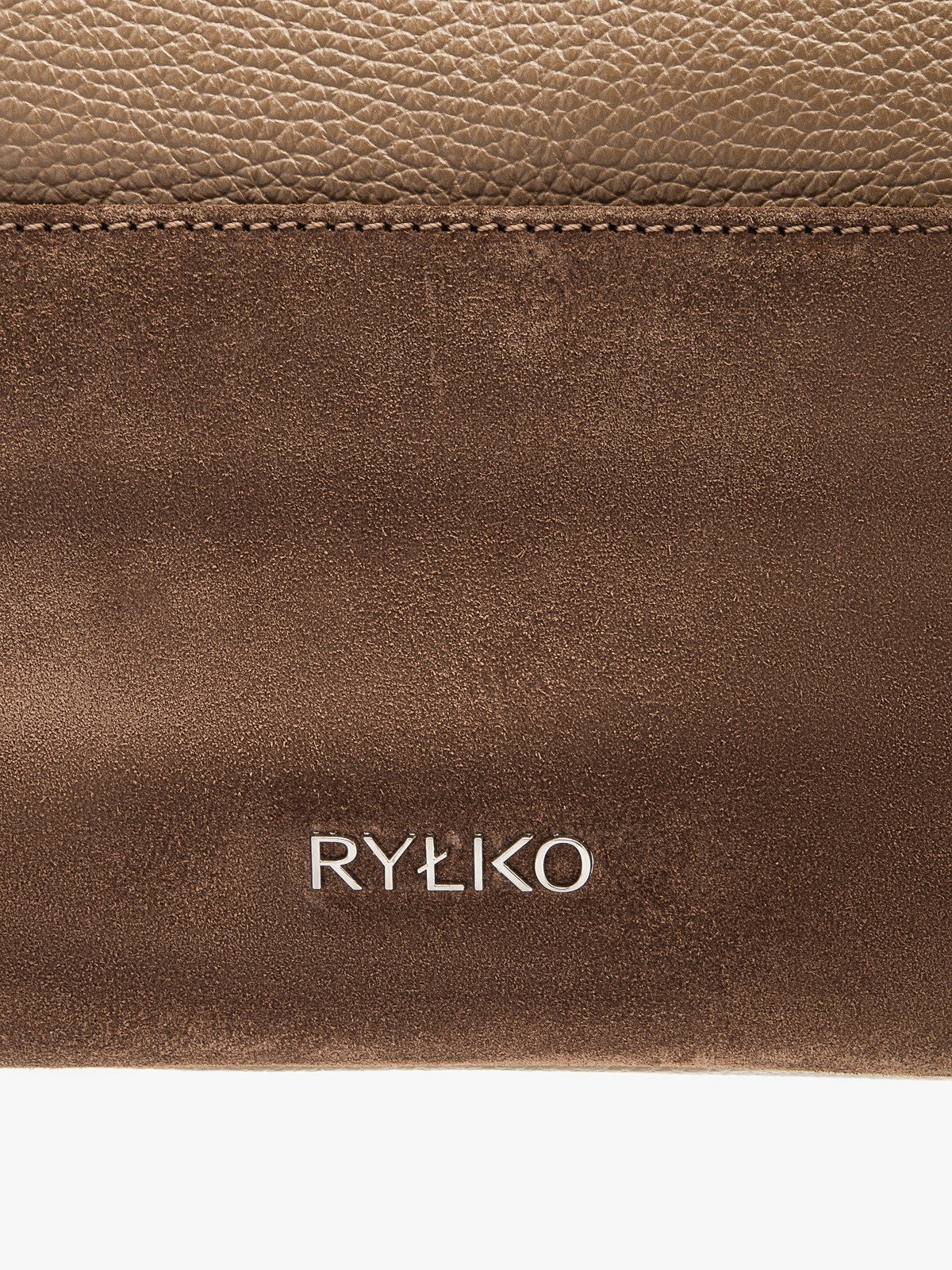 Brązowa torebka z ozdobnym frędzlem