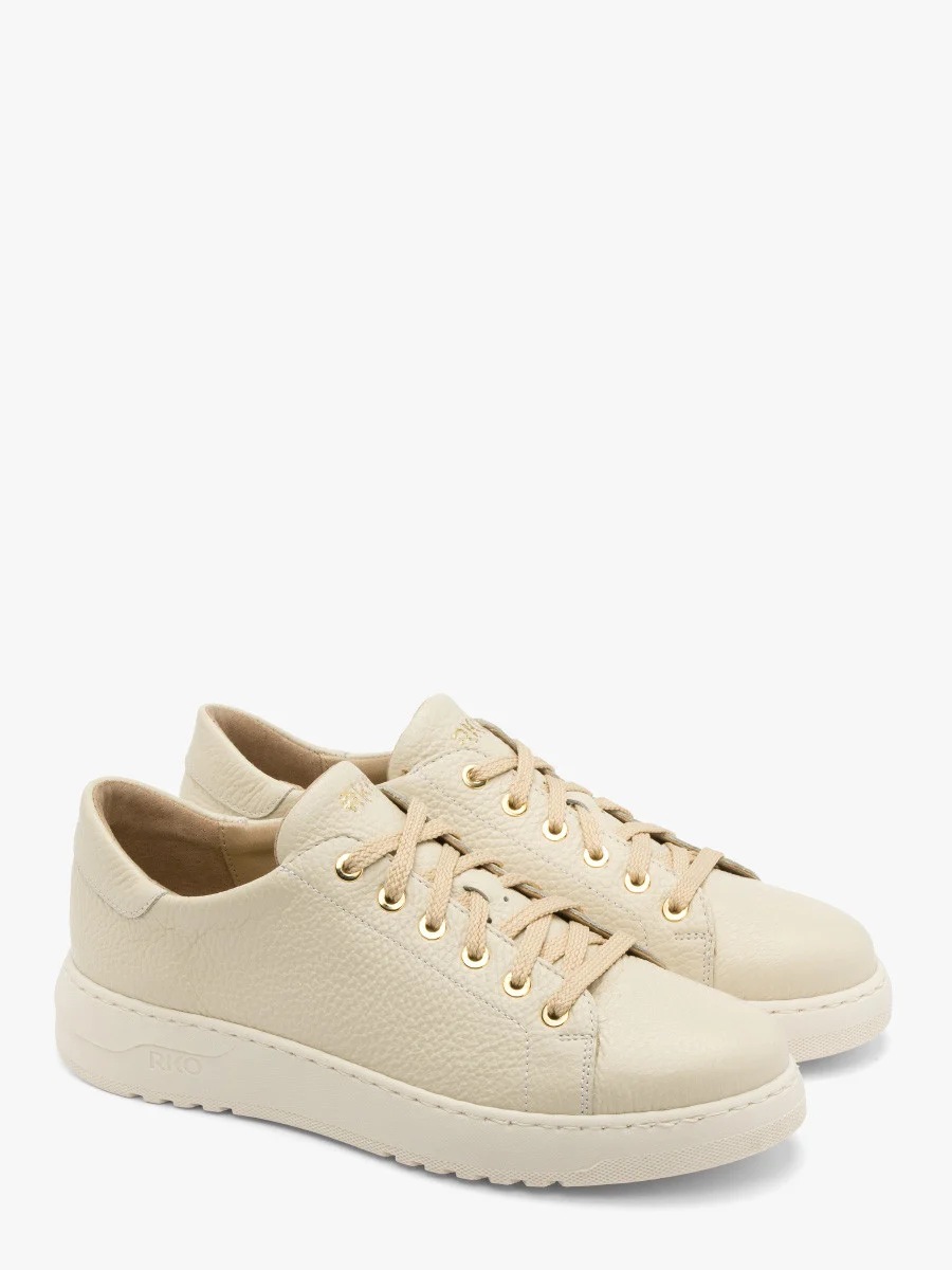 Kremowe półbuty sportowe