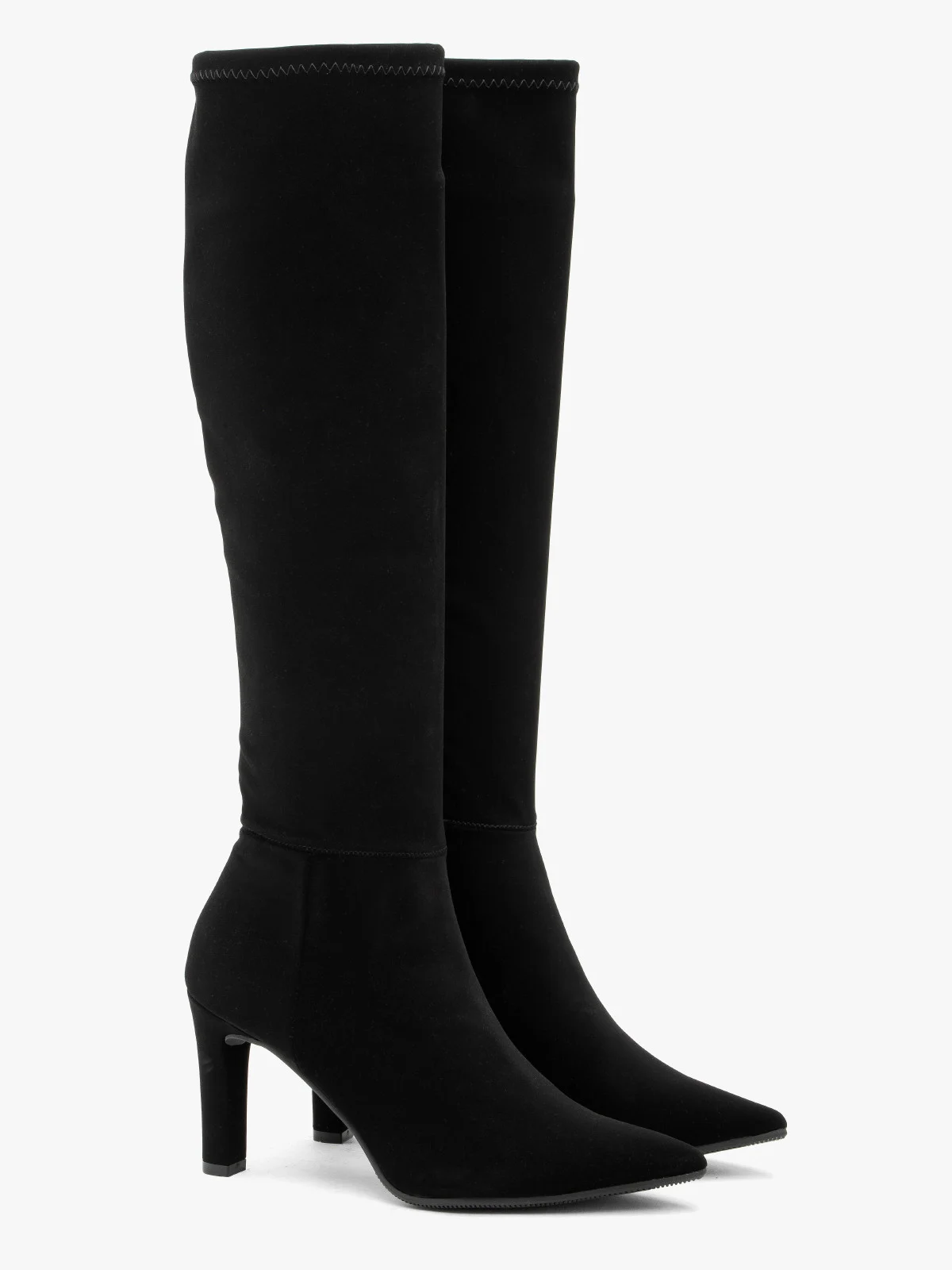 Elastyczne kozaki damskie na szpilce