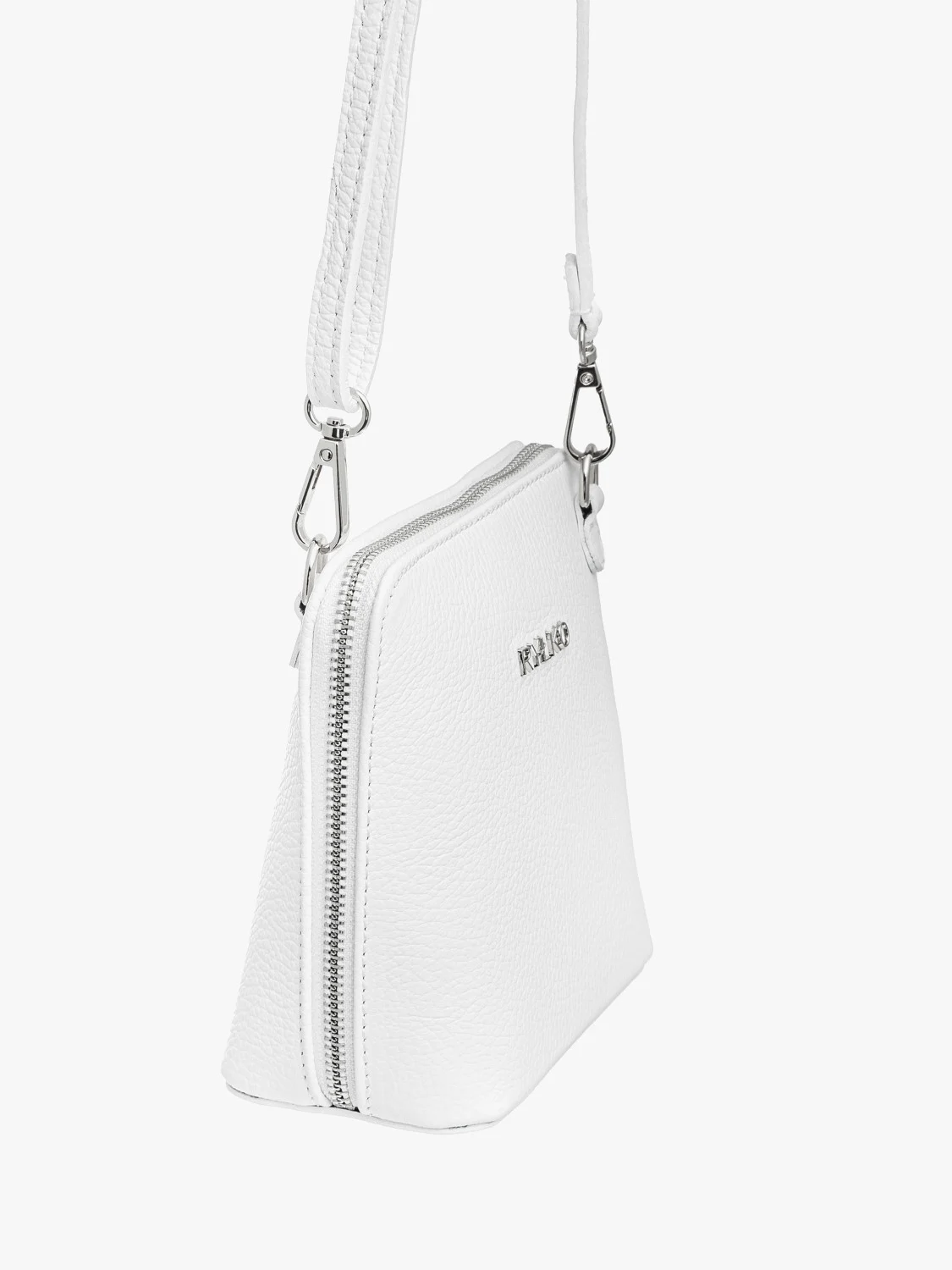 Mała, biała torebka na ramię