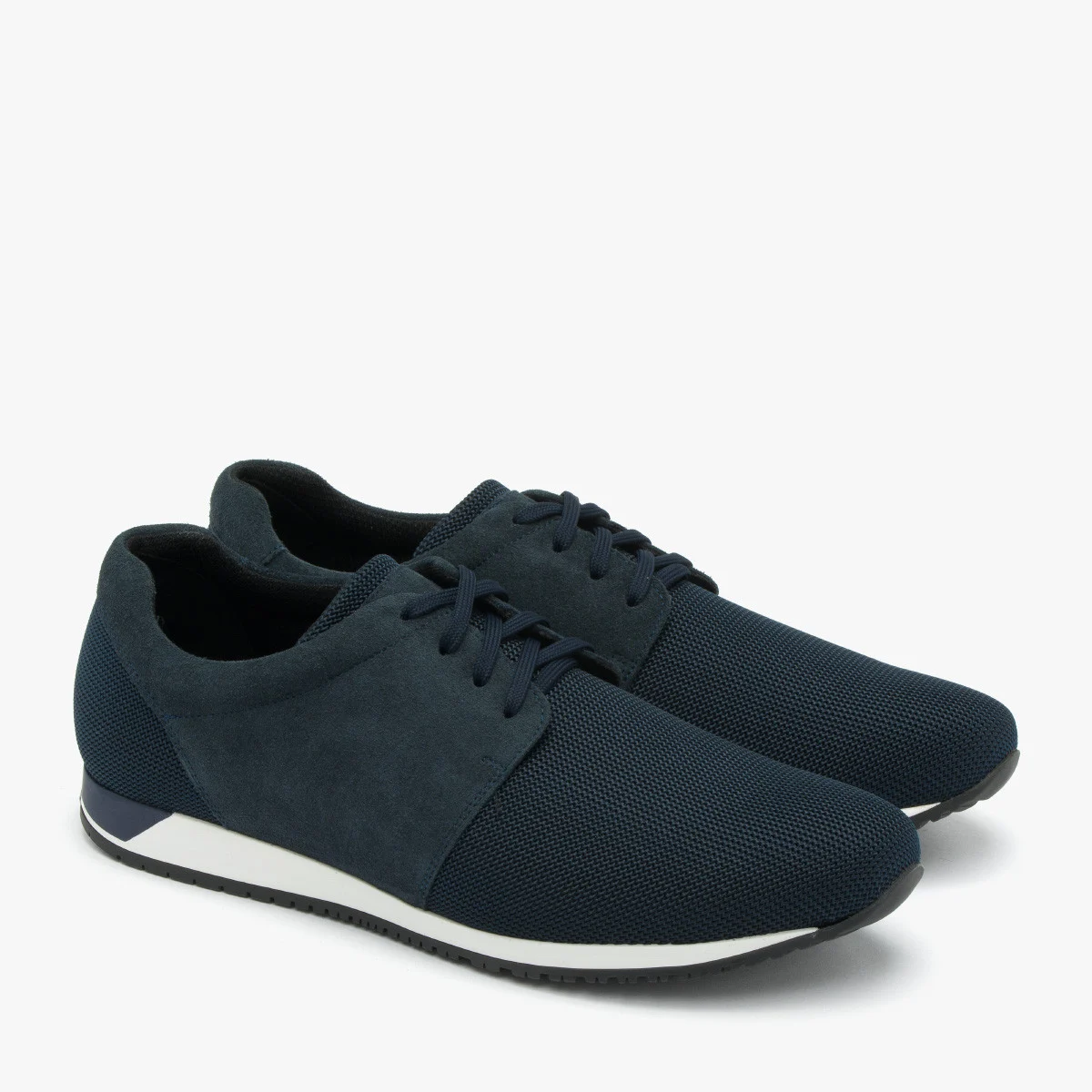 Granatowe sportowe półbuty męskie