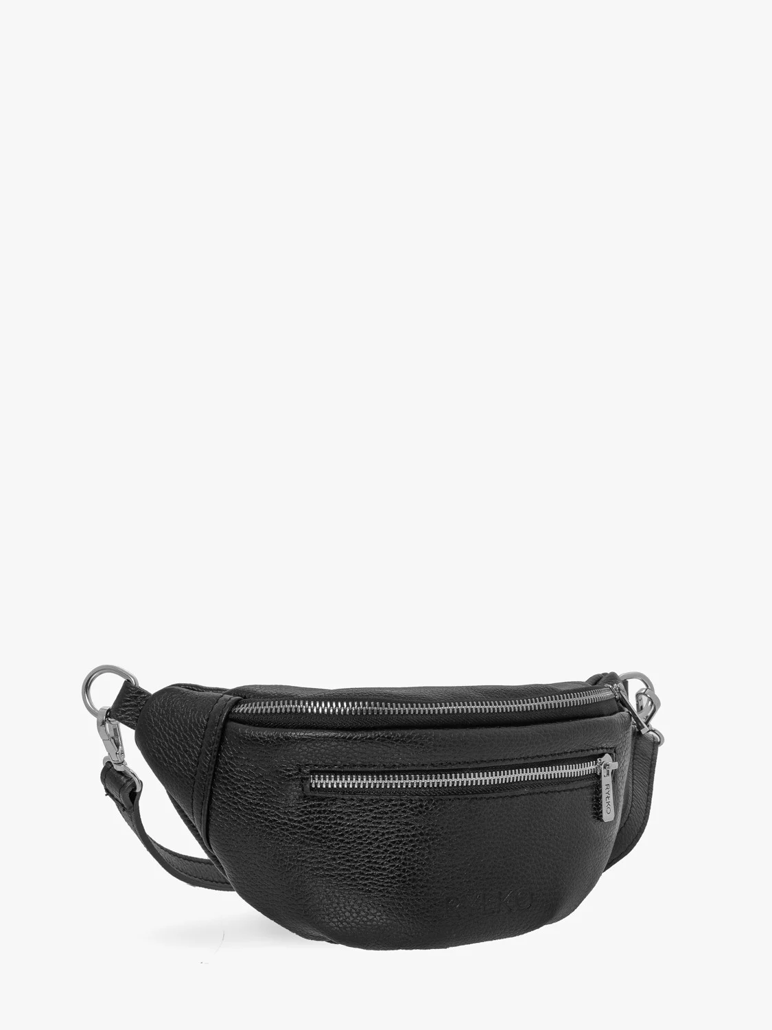 Czarna torebka nerka - crossbody