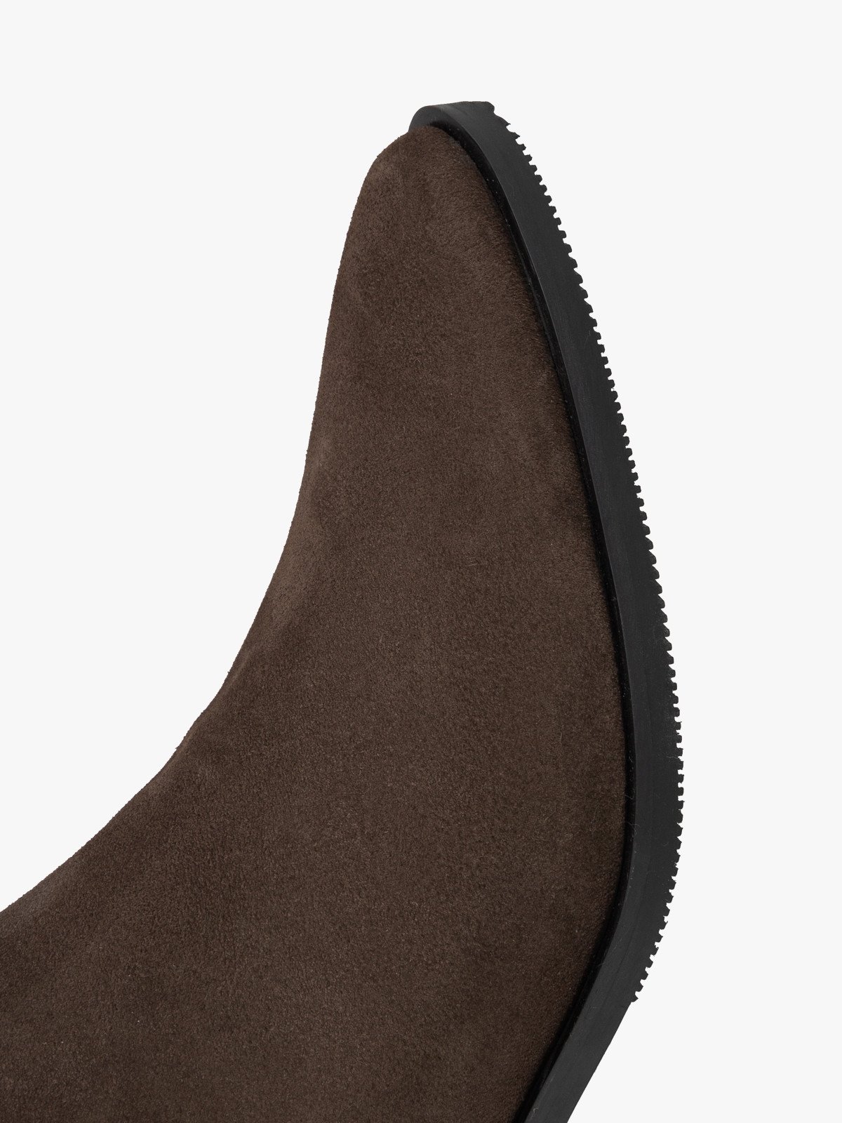 Brązowe sztyblety damskie na obcasie