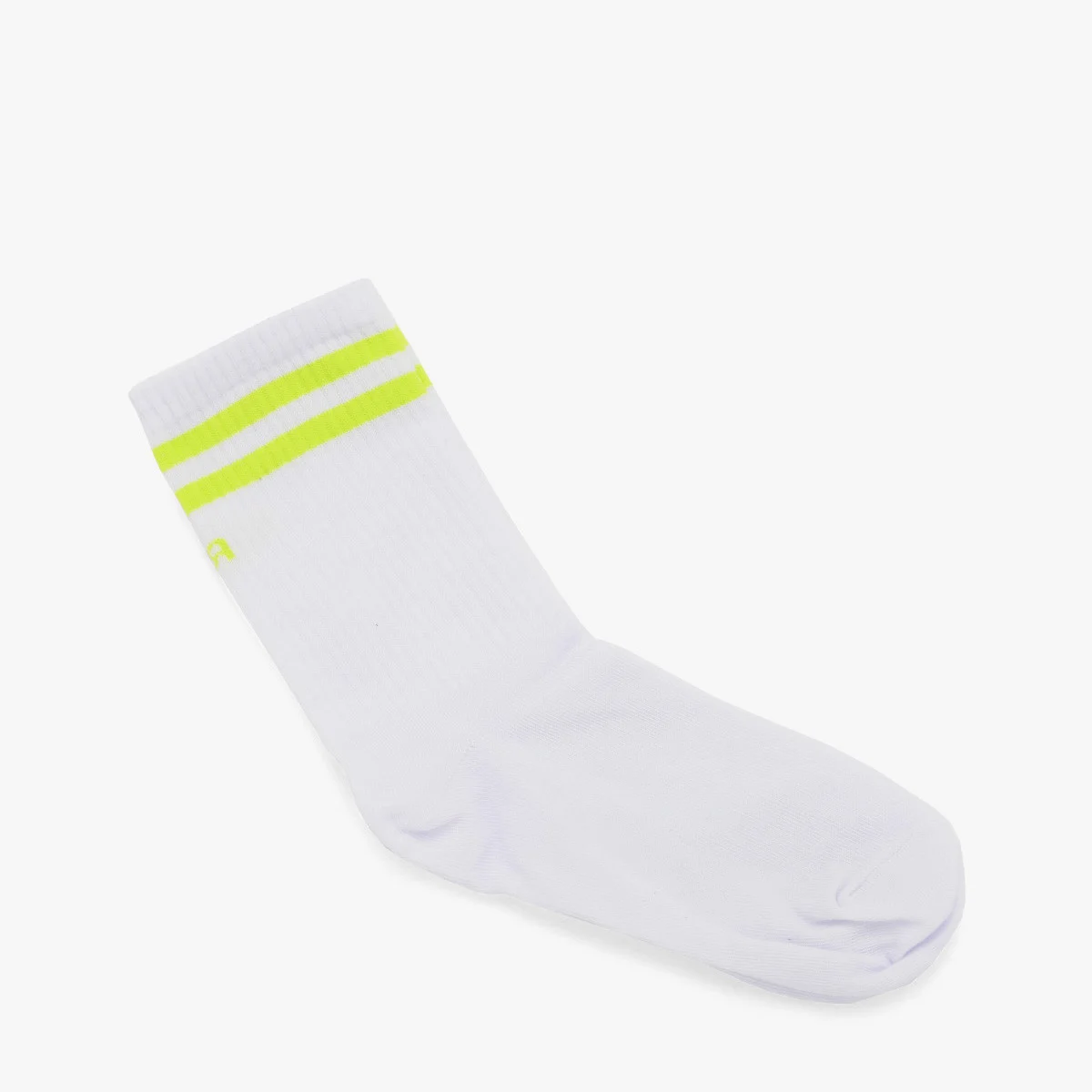 Białe skarpetki z paskami