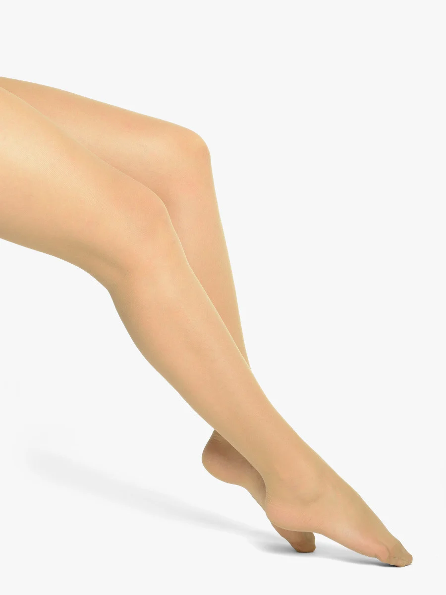 Beżowe cienkie rajstopy 20 den