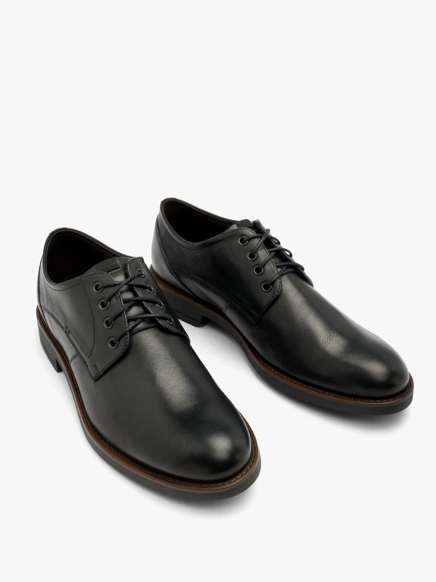 Czarne półbuty męskie