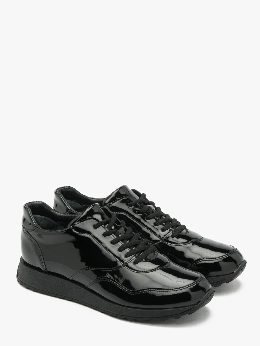 Lakierowane półbuty sportowe