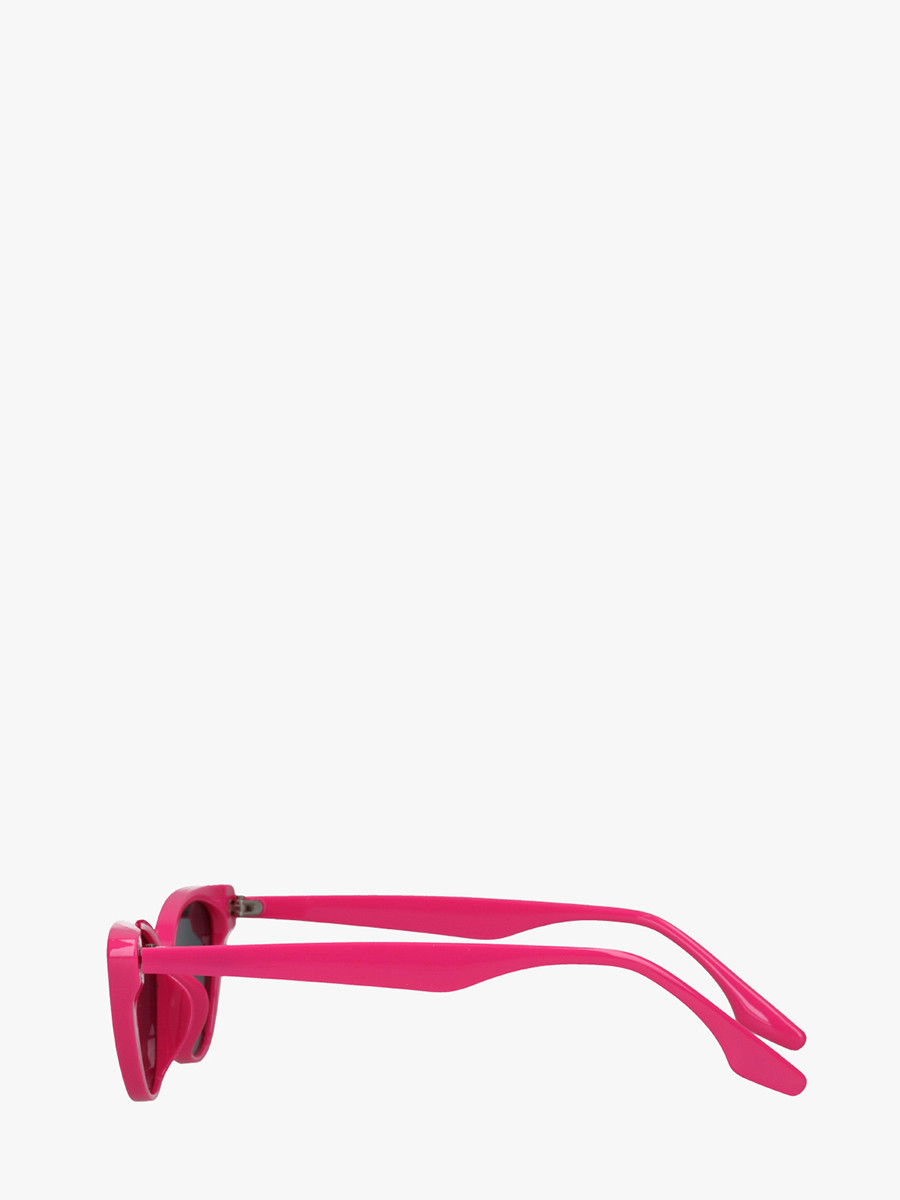 Okulary typu cat eye w różowej oprawie