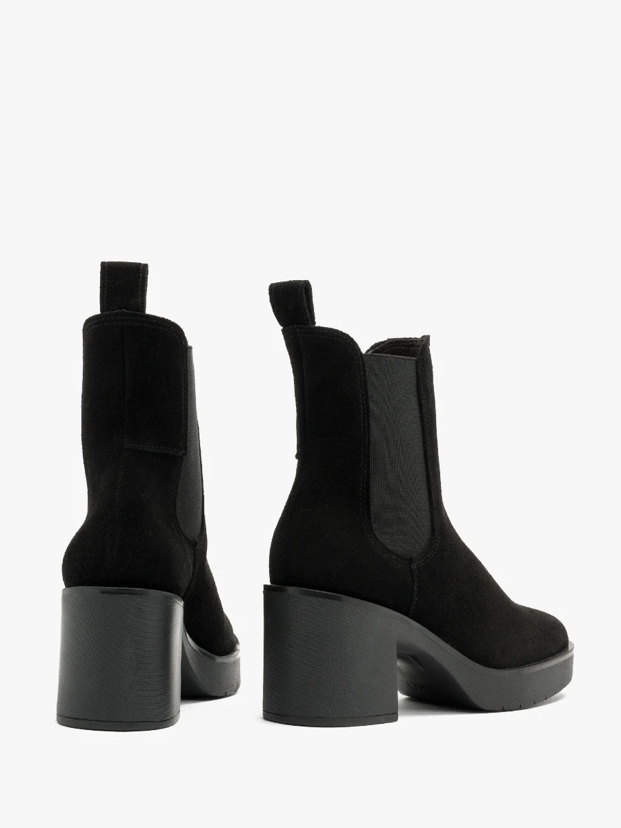 Czarne sztyblety damskie