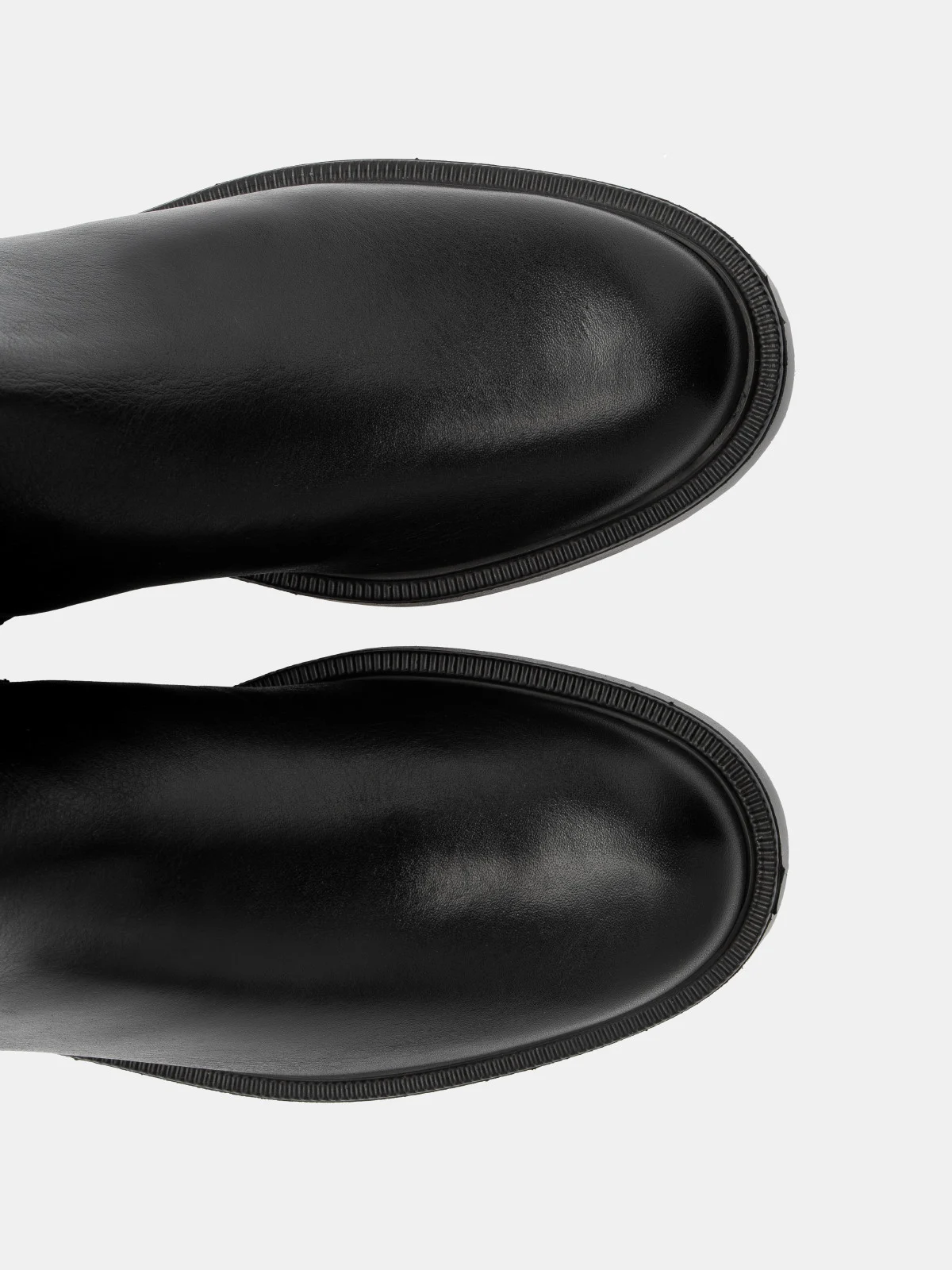 Kozaki damskie z łączonych materiałów