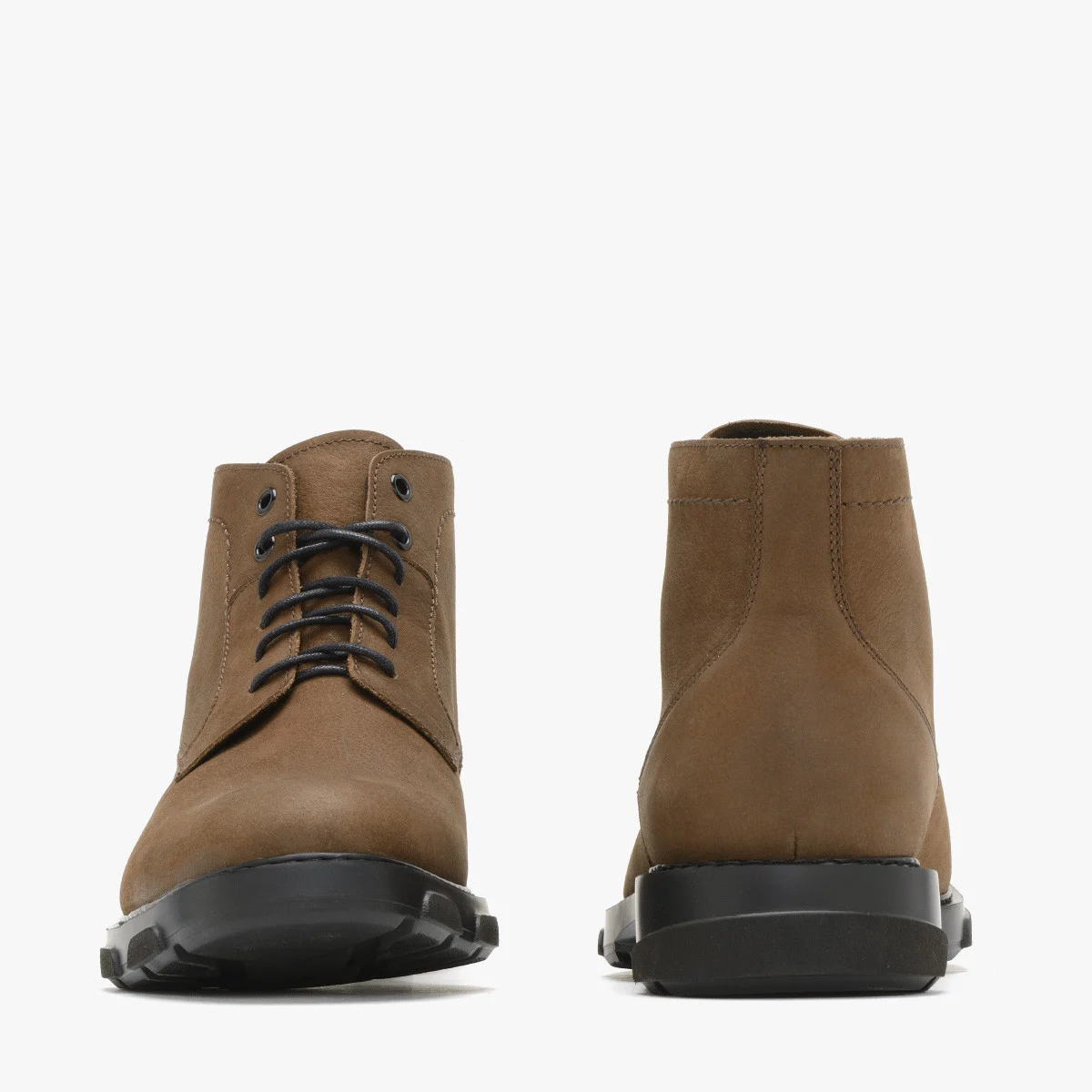 Brązowe casualowe trzewiki