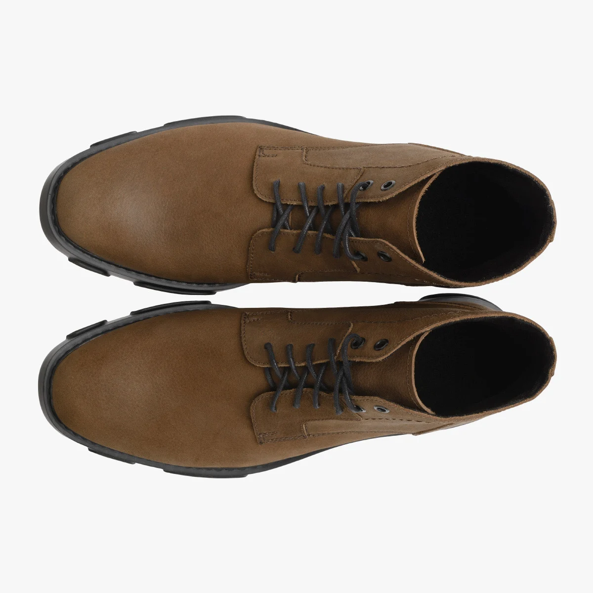 Brązowe casualowe trzewiki