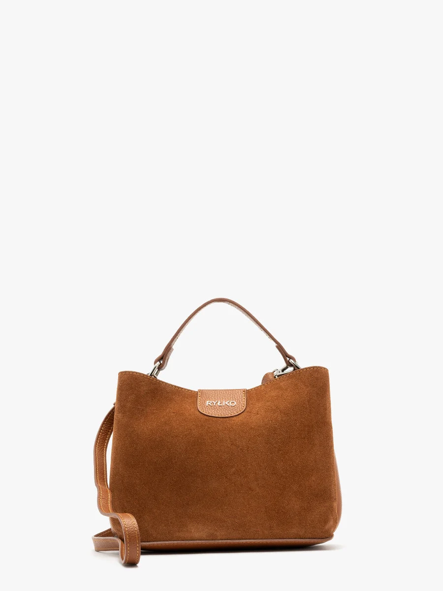 Torebka z łączonych materiałów