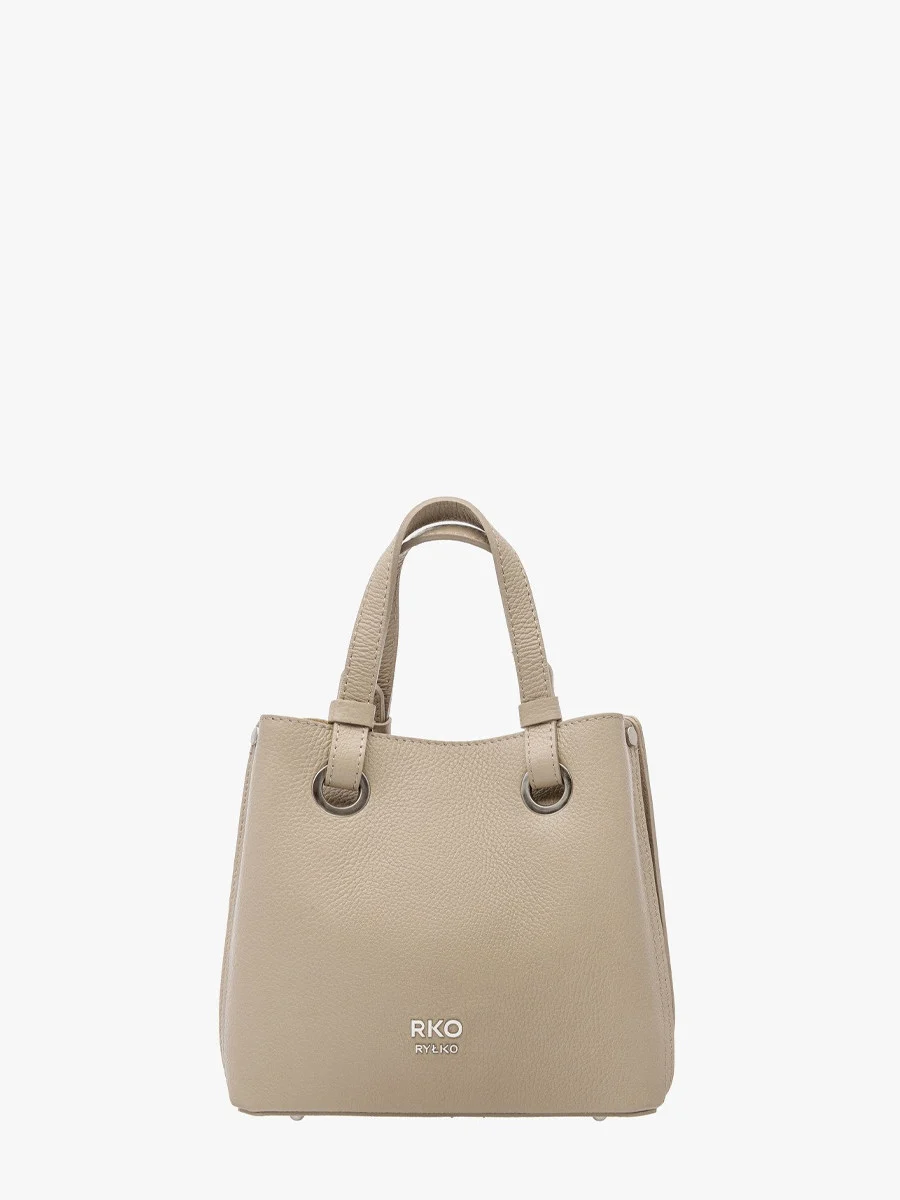 Ciemnobeżowa torebka damska