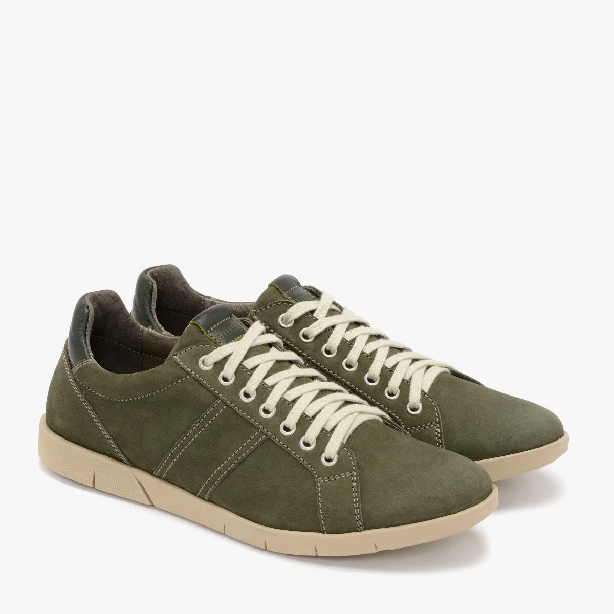 Oliwkowe półbuty sportowe