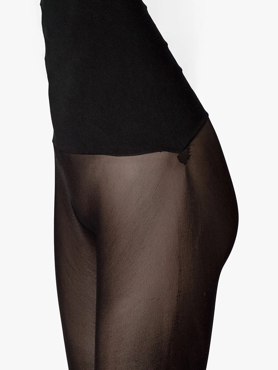 Czarne gładkie rajstopy 50 den