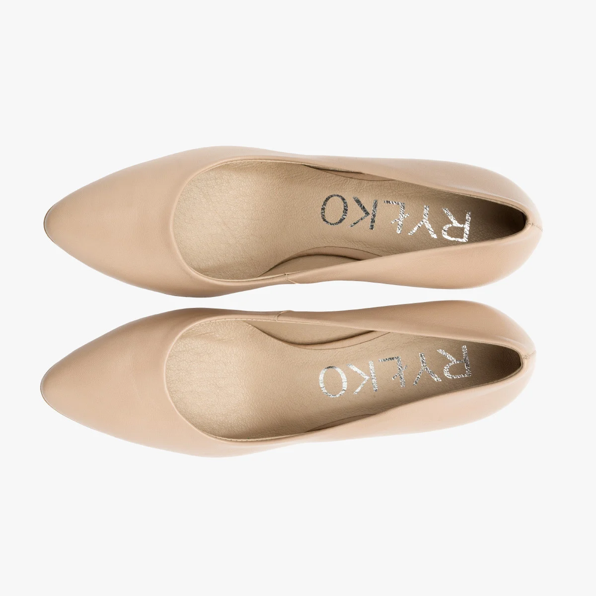 Beżowe czółenka na szpilce