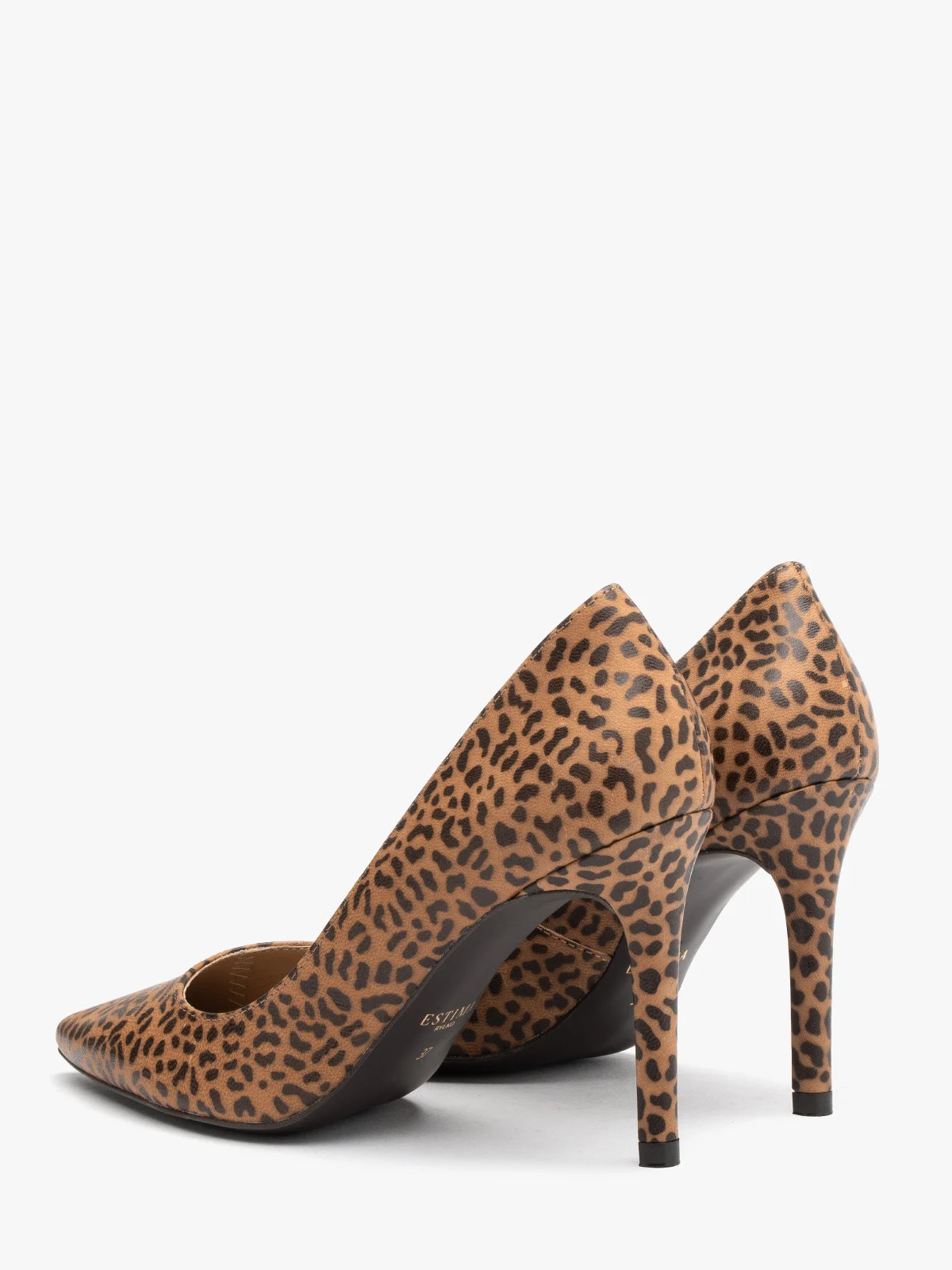 Czółenka w panterkę na wysokiej szpilce