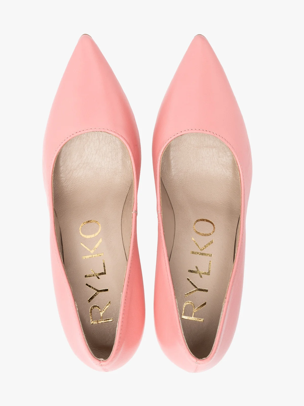 Różowe czółenka na szpilce