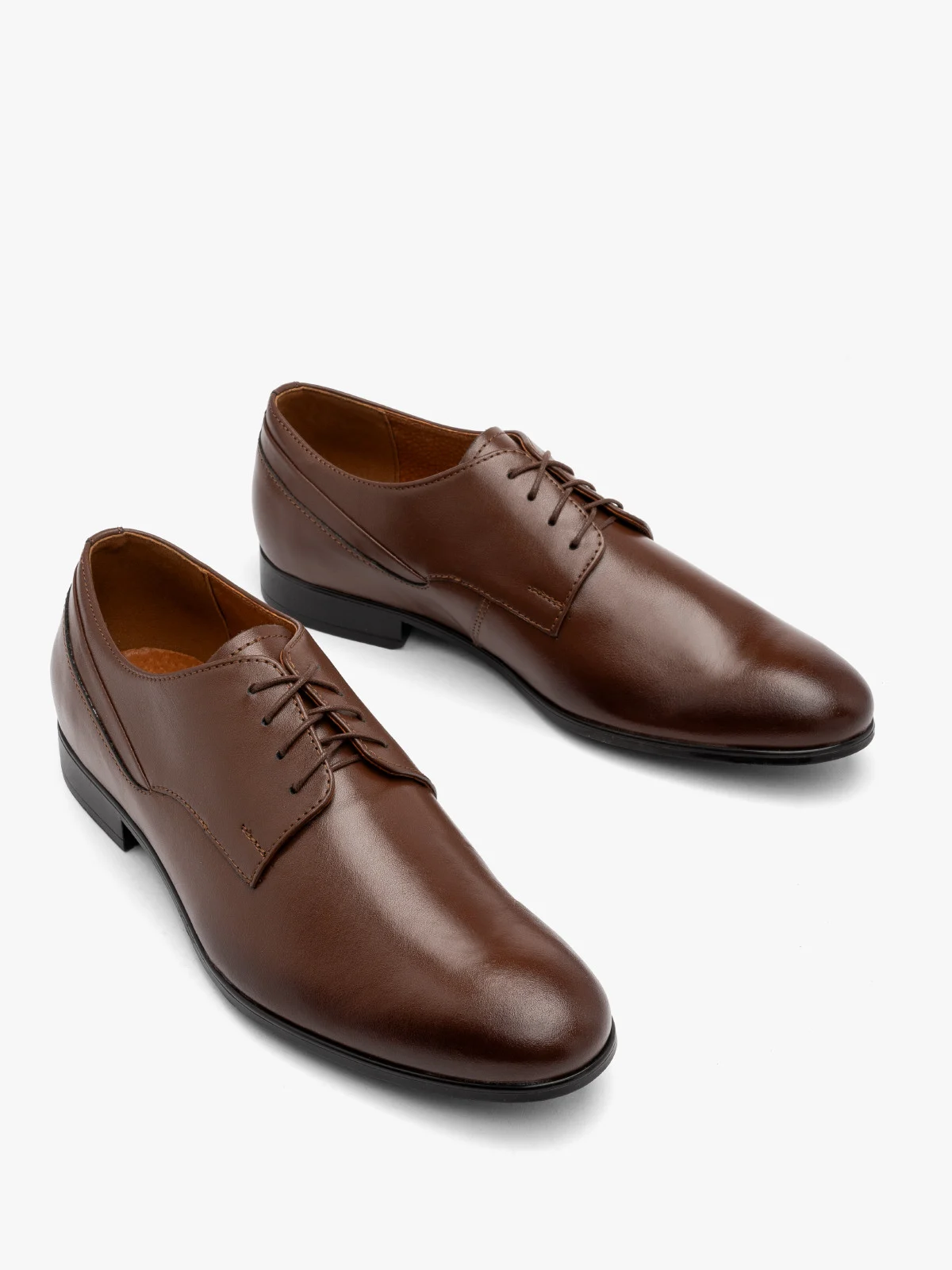 Brązowe półbuty męskie