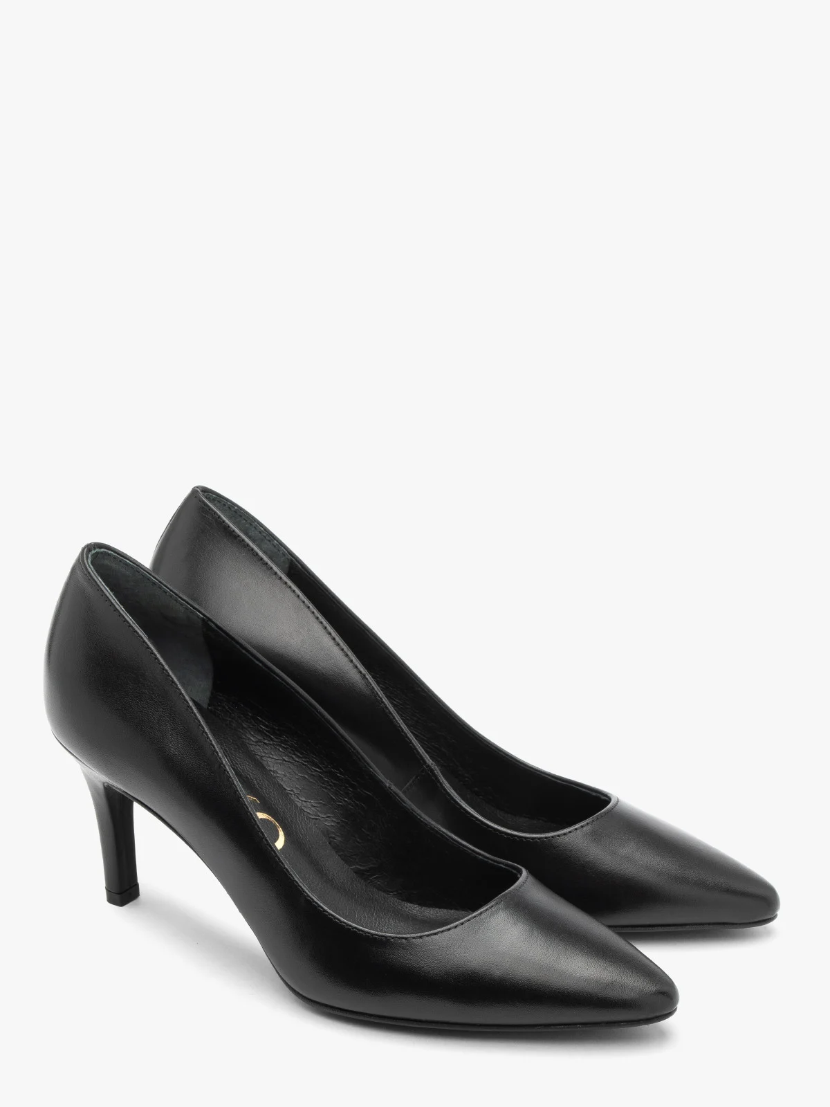 Klasyczne, czarne czółenka na szpilce
