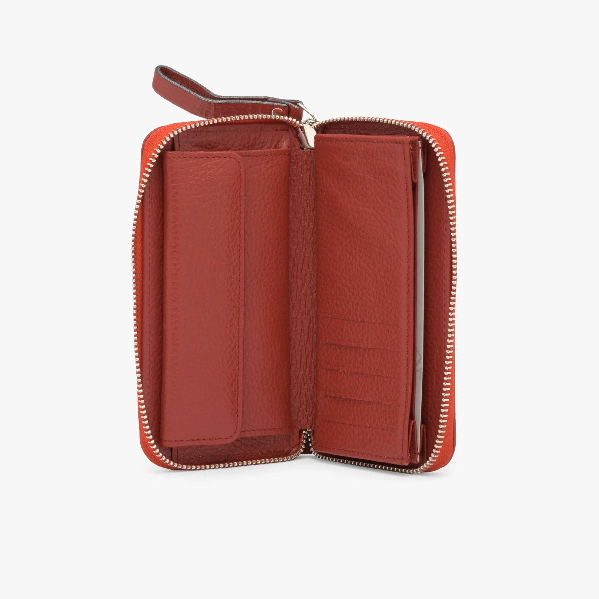 Czerwony portfel damski