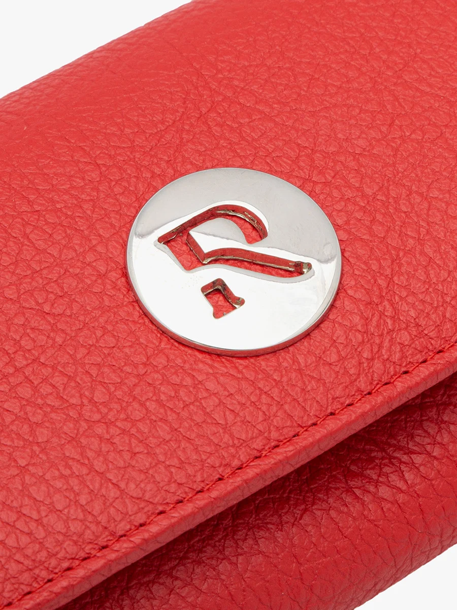 Czerwony portfel damski