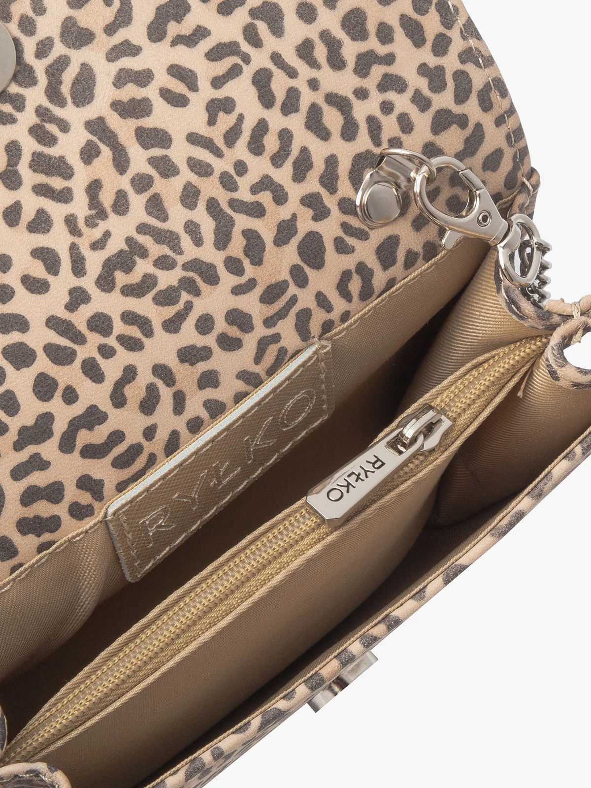 Mała kopertówka w panterkę