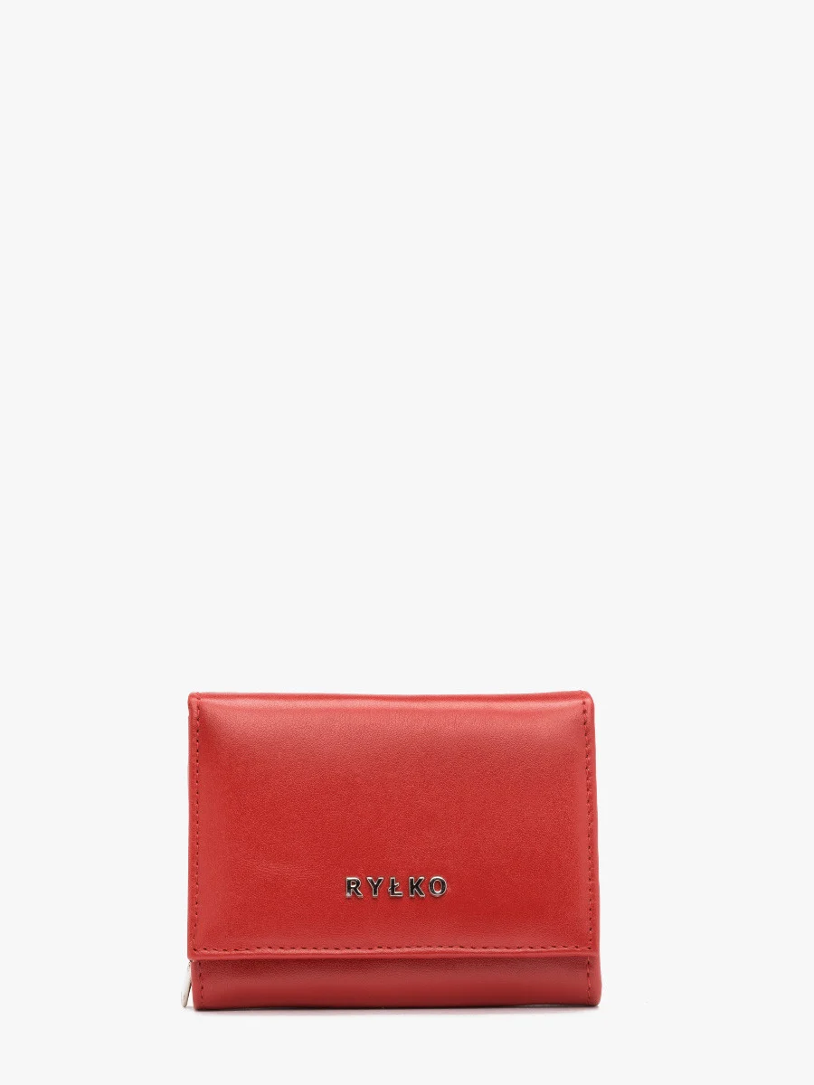 Czerwony portfel damski
