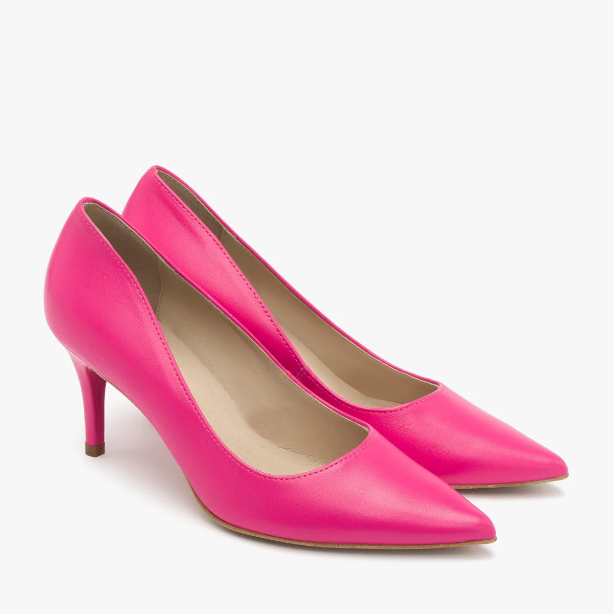 Czółenka na szpilce w kolorze fuksji
