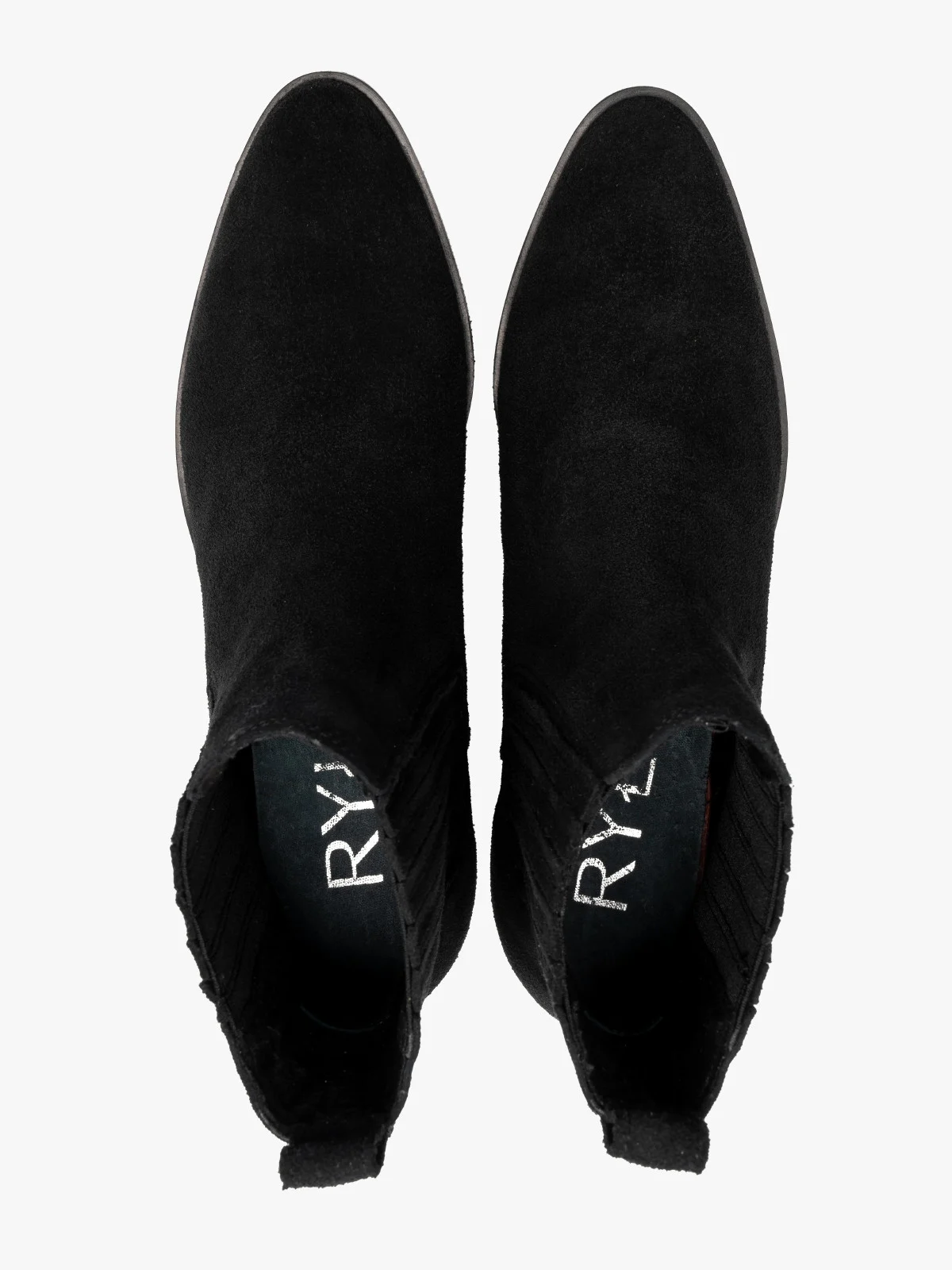 Welurowe sztyblety damskie na obcasie