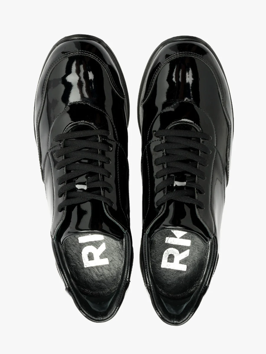 Lakierowane półbuty sportowe