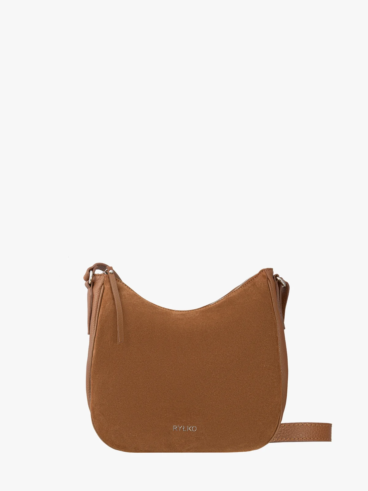 Ruda torebka średniej wielkości z logotypem