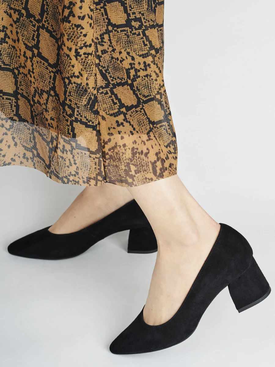 Czółenka na klocku