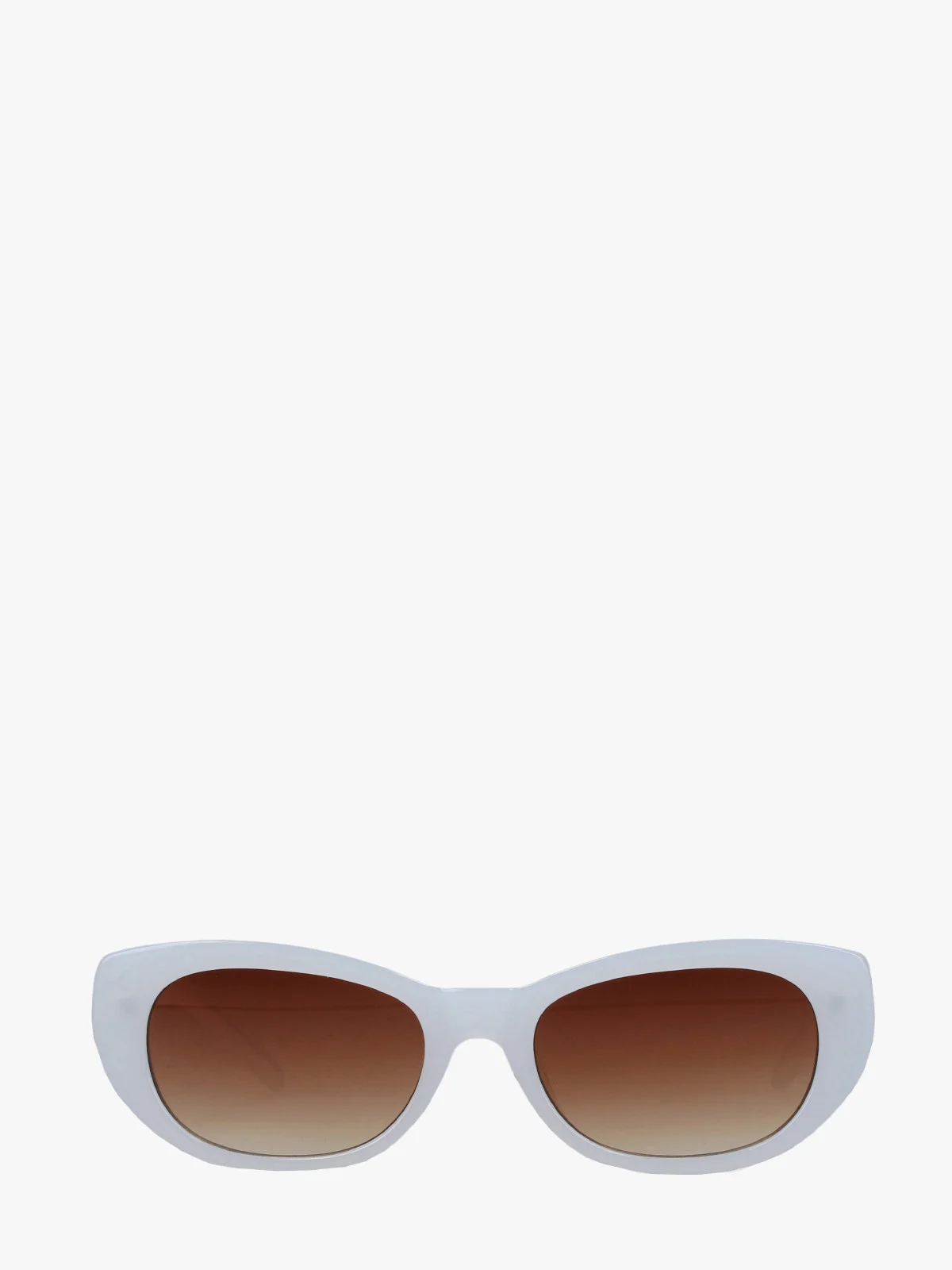 Białe okulary przeciwsłoneczne