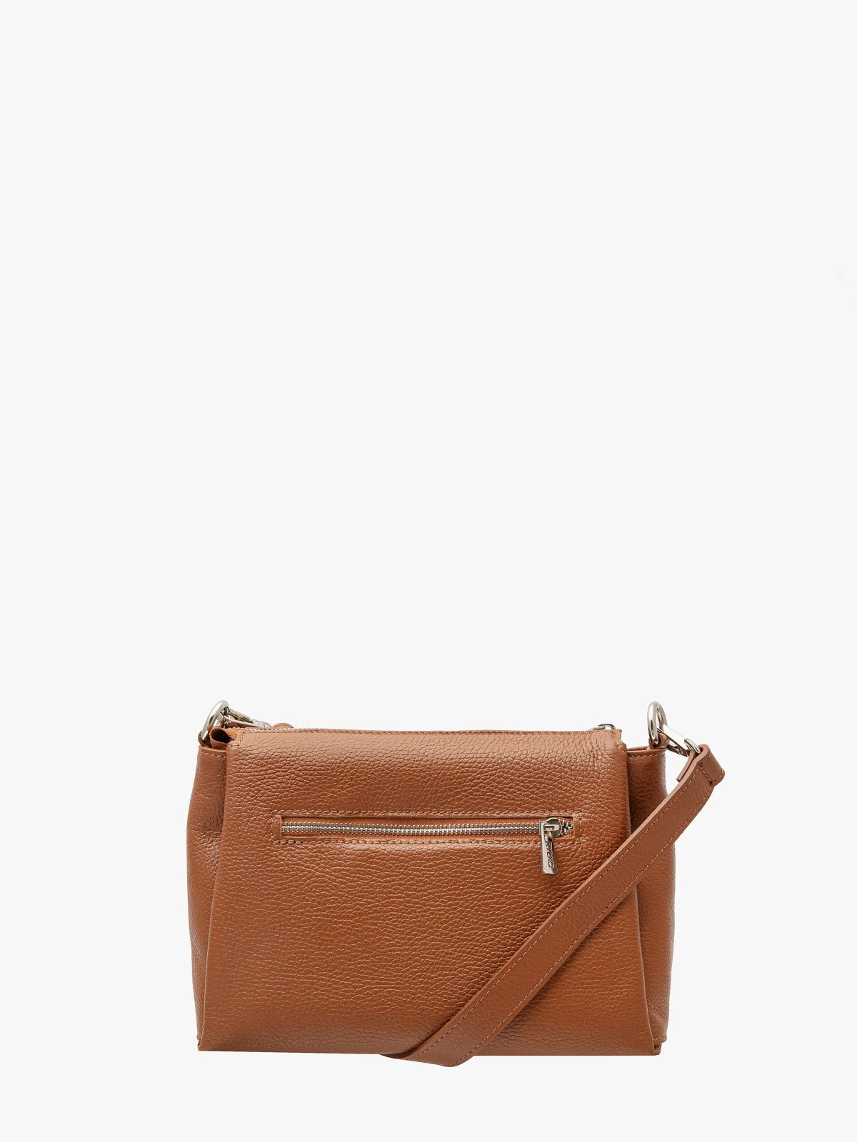 Ruda torebka z regulowanym paskiem