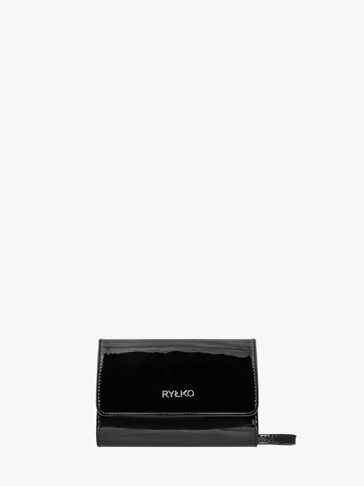 Czarna, lakierowana torebka