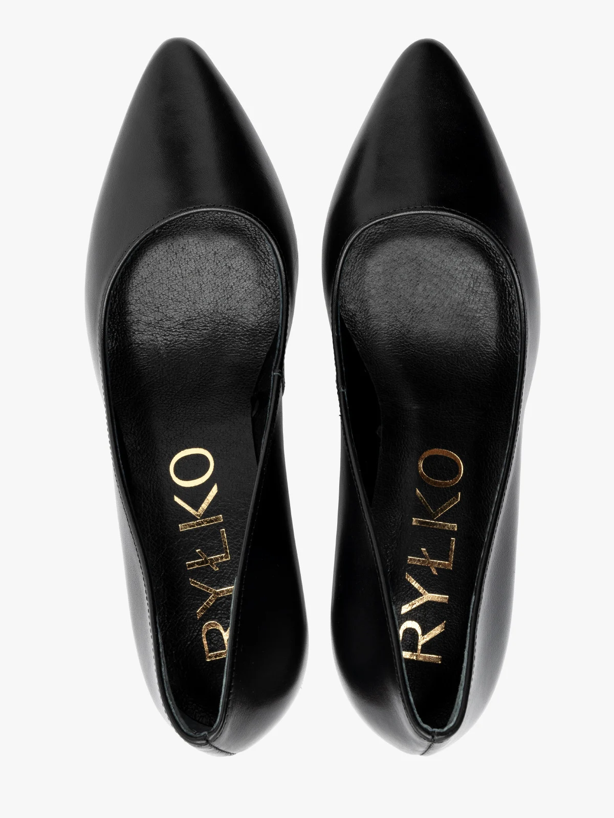 Klasyczne, czarne czółenka na szpilce