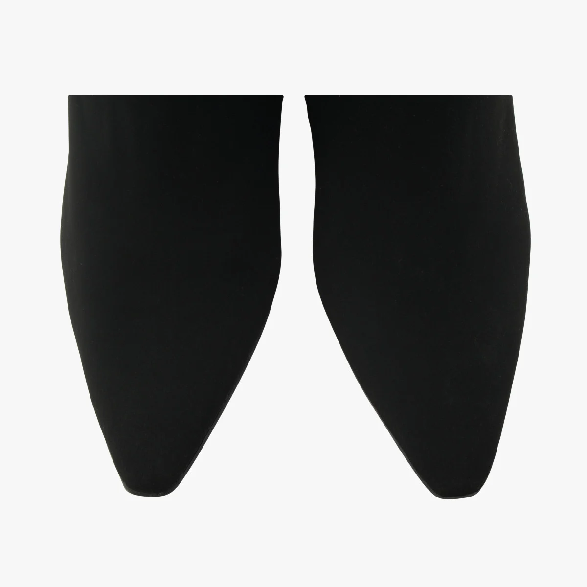 Czarne kozaki z elastyczną cholewką