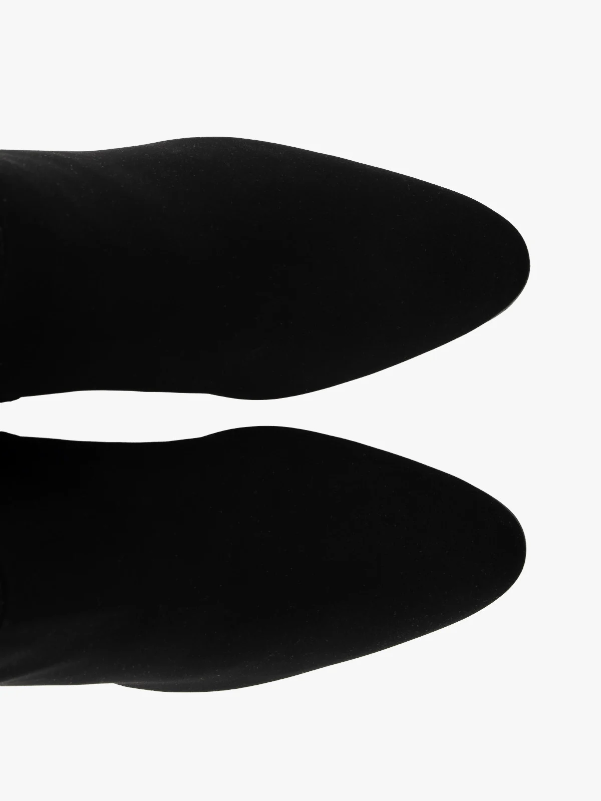 Wysokie elastyczne kozaki nad kolano na słupkowym obcasie