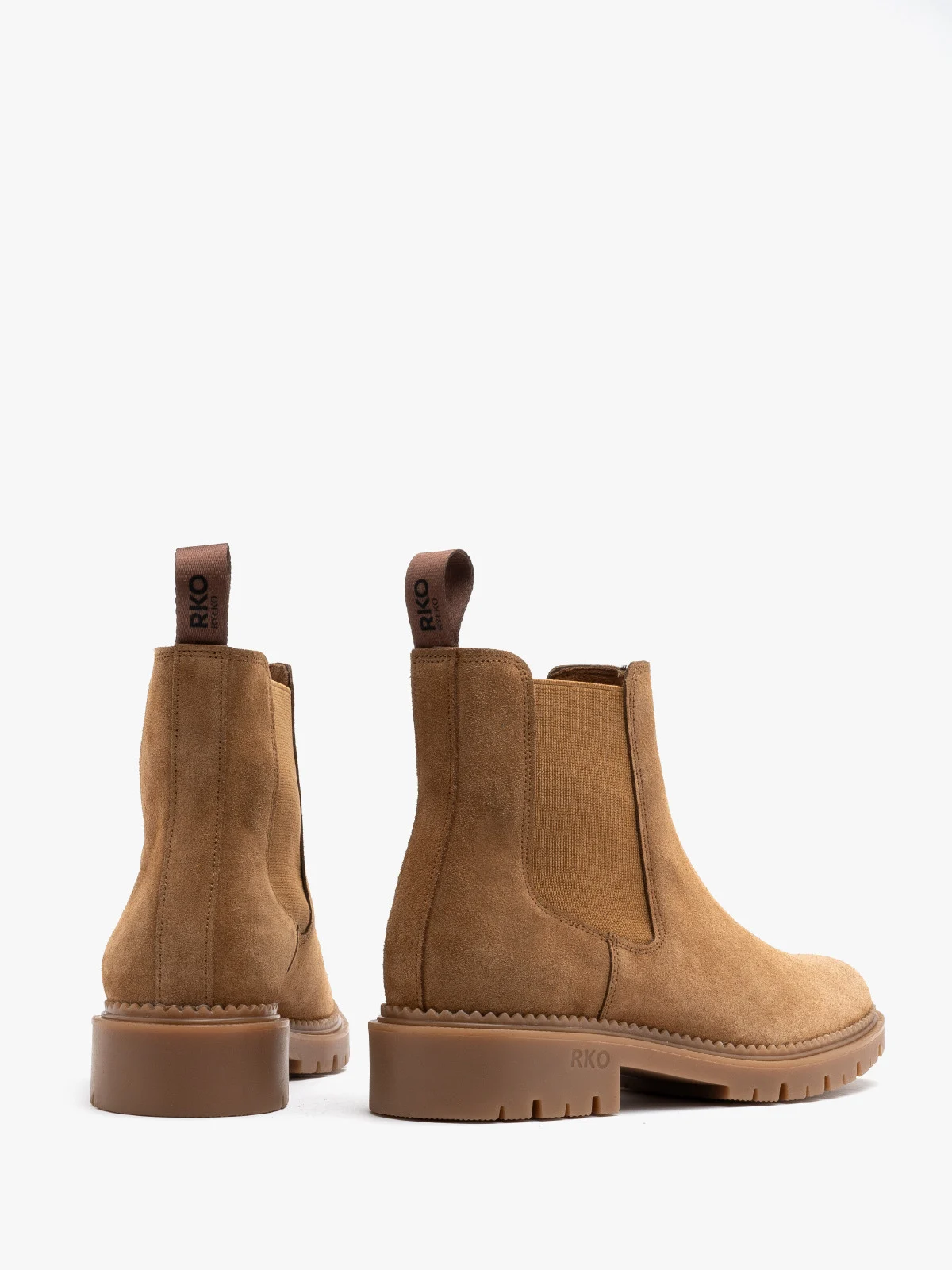 Rude, welurowe sztyblety damskie