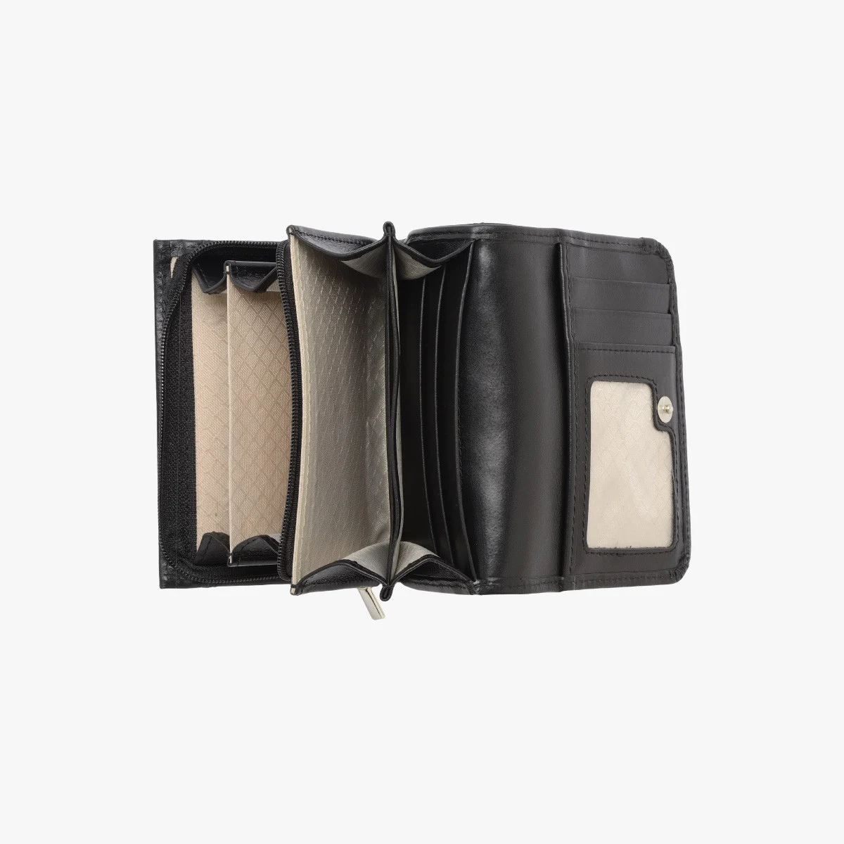 Wytłaczany portfel damski