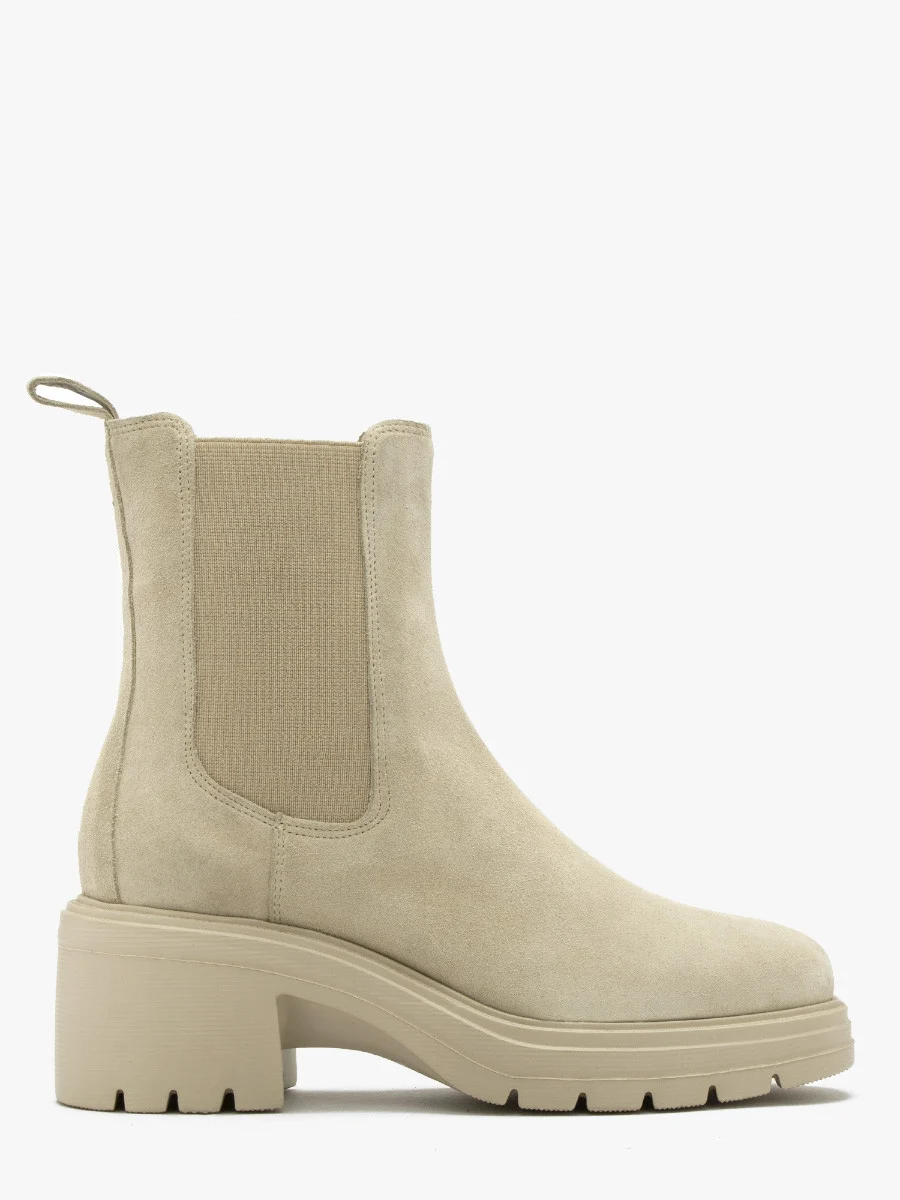 Beżowe sztyblety damskie