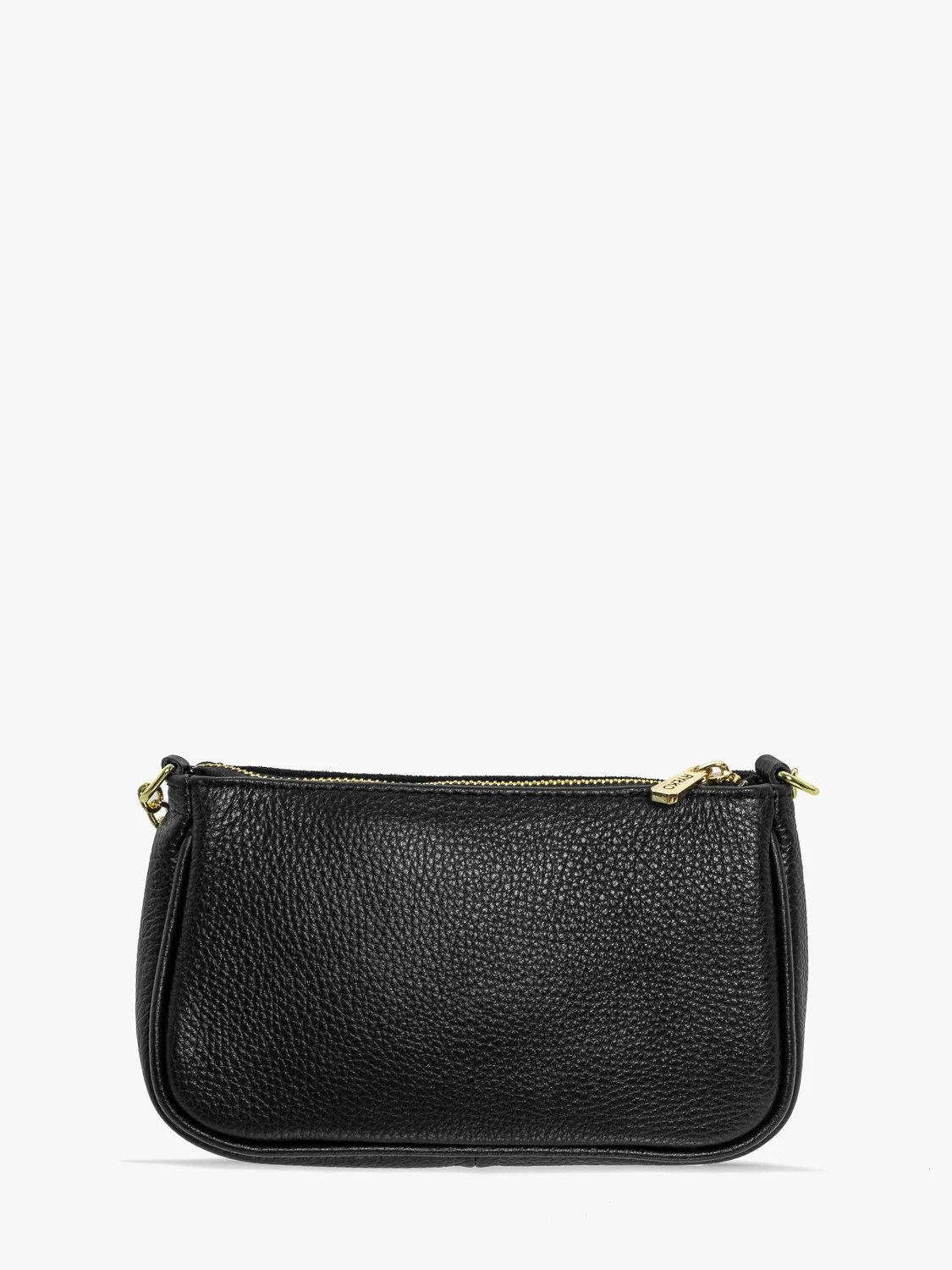 Czarna torebka ze złotym łańcuszkiem