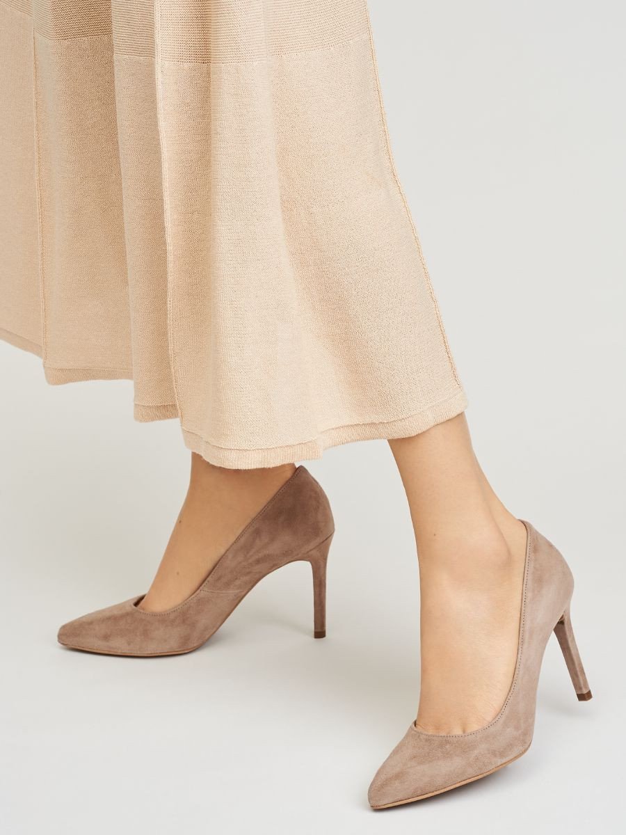 Czółenka damskie na wysokiej szpilce