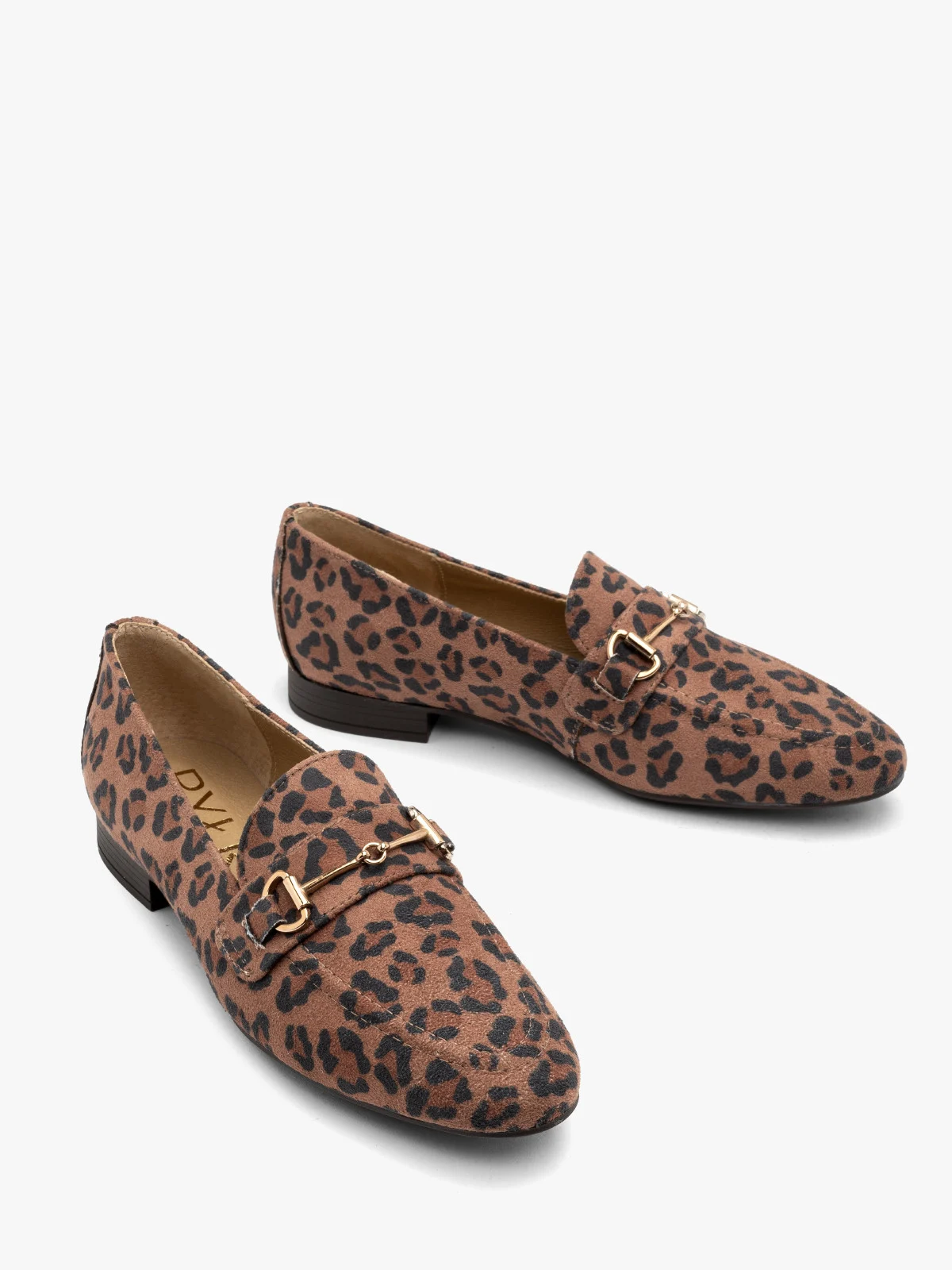 Mokasyny damskie w panterkę