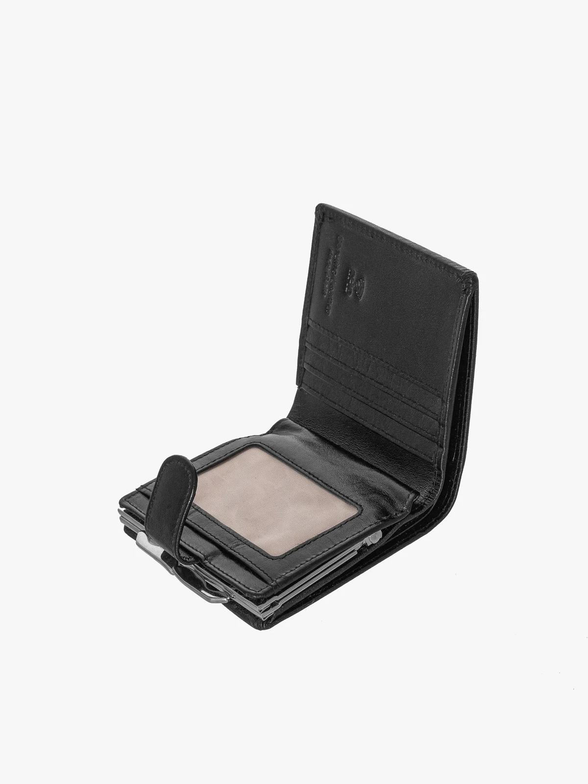 Czarny portfel damski