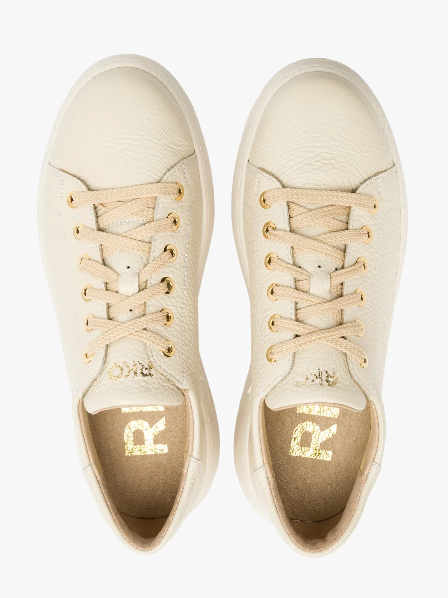 Kremowe półbuty sportowe