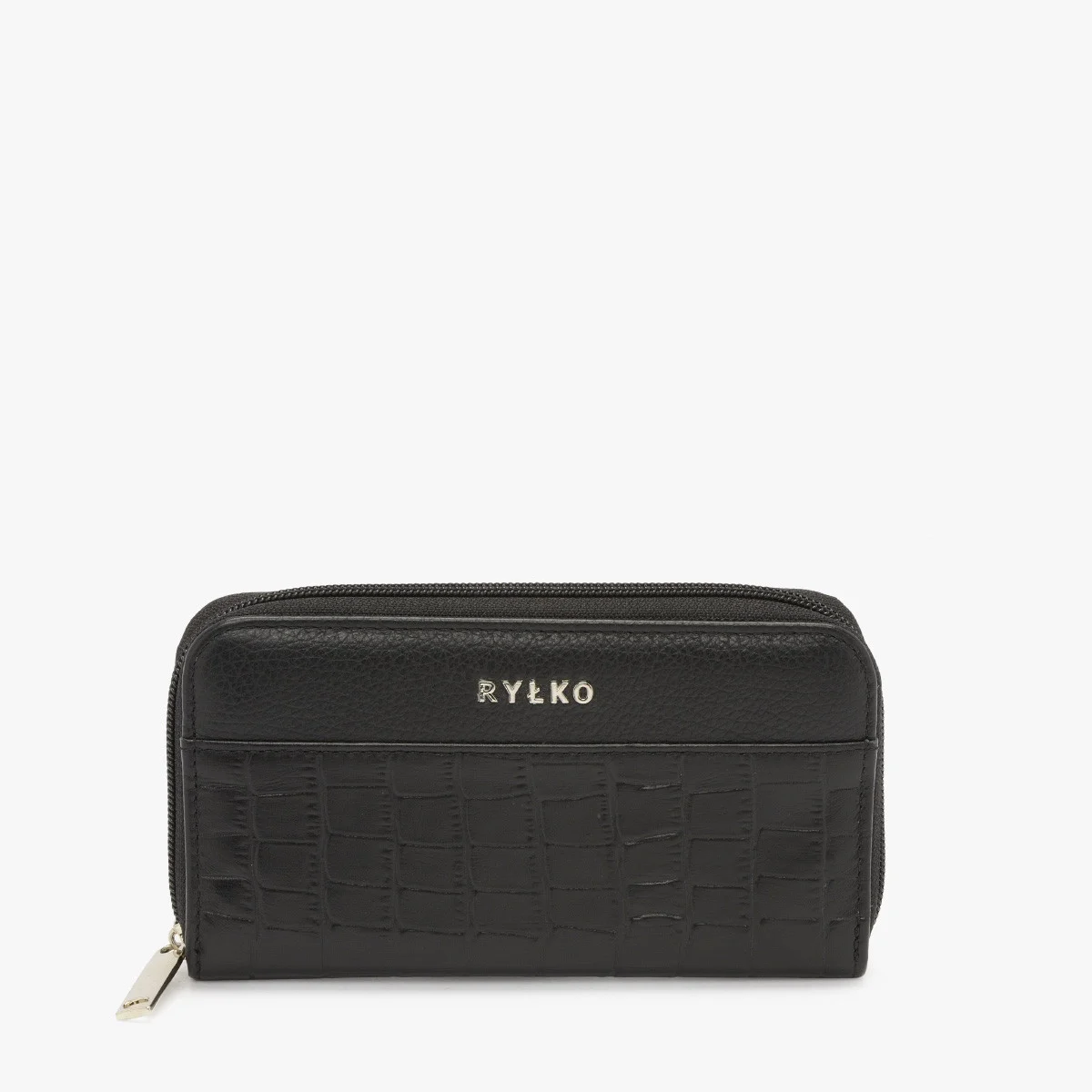 Czarny portfel damski