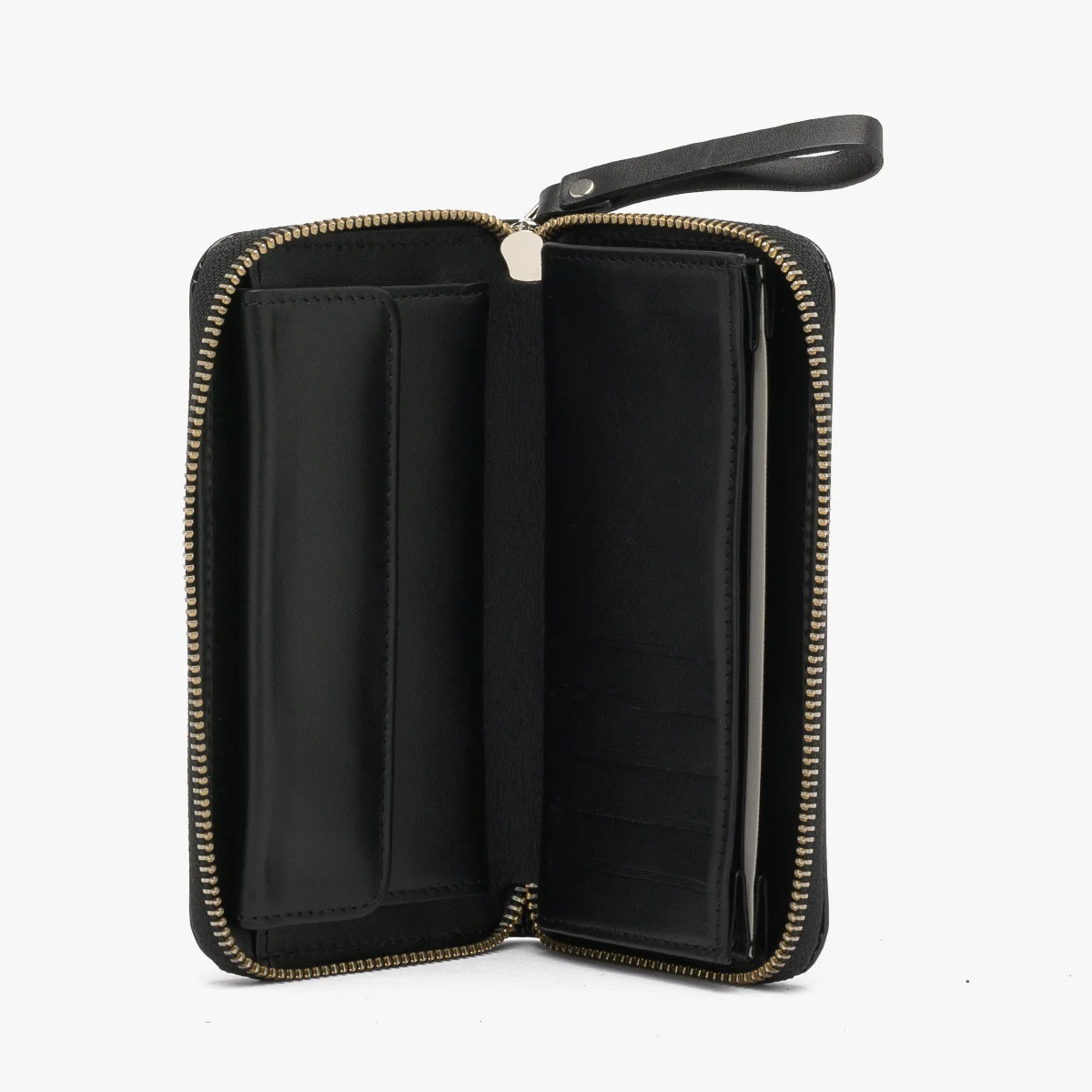 Lakierowany portfel damski